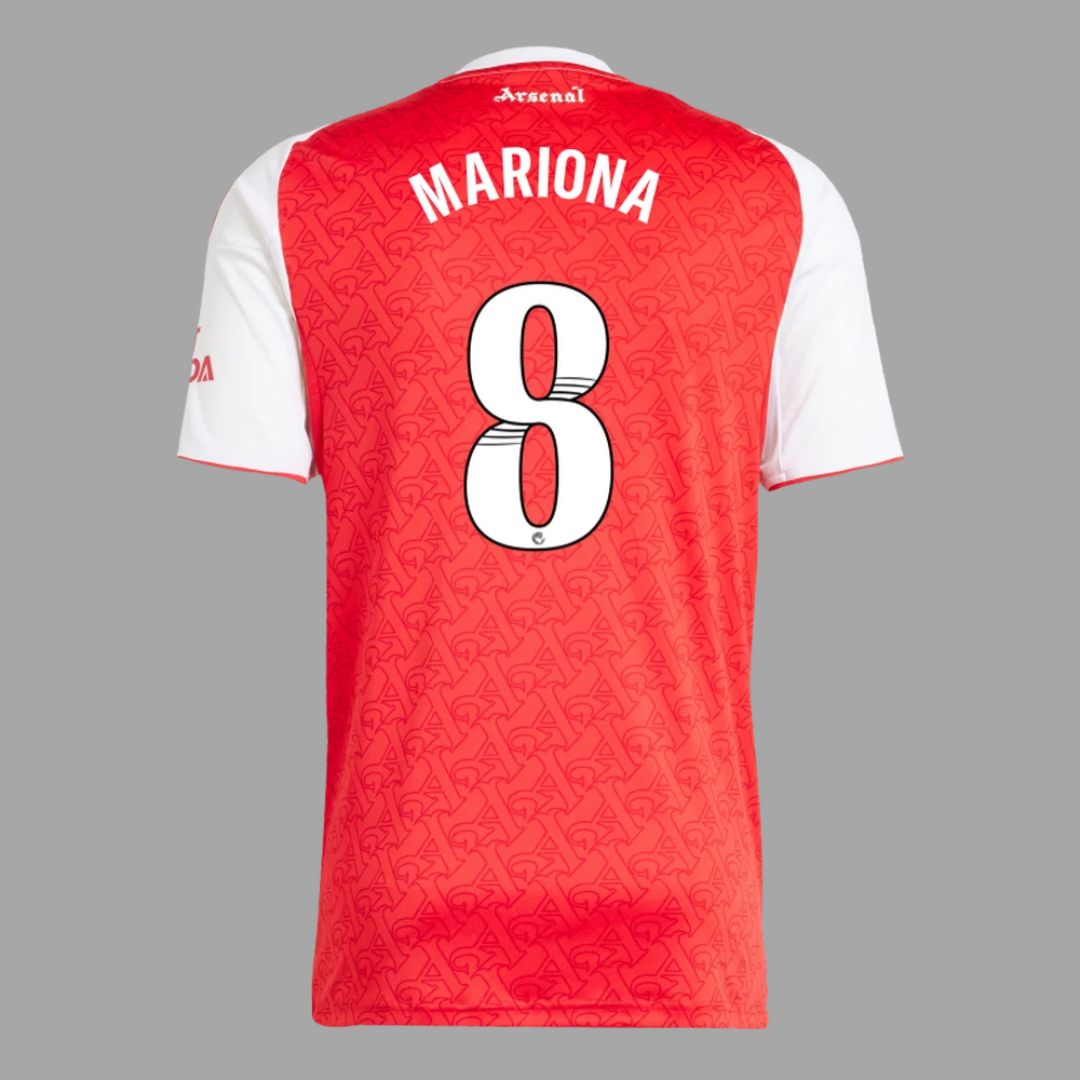 Arsenal 2025/26 Home Straight Fit Stadium Jersey MARIONA 8
