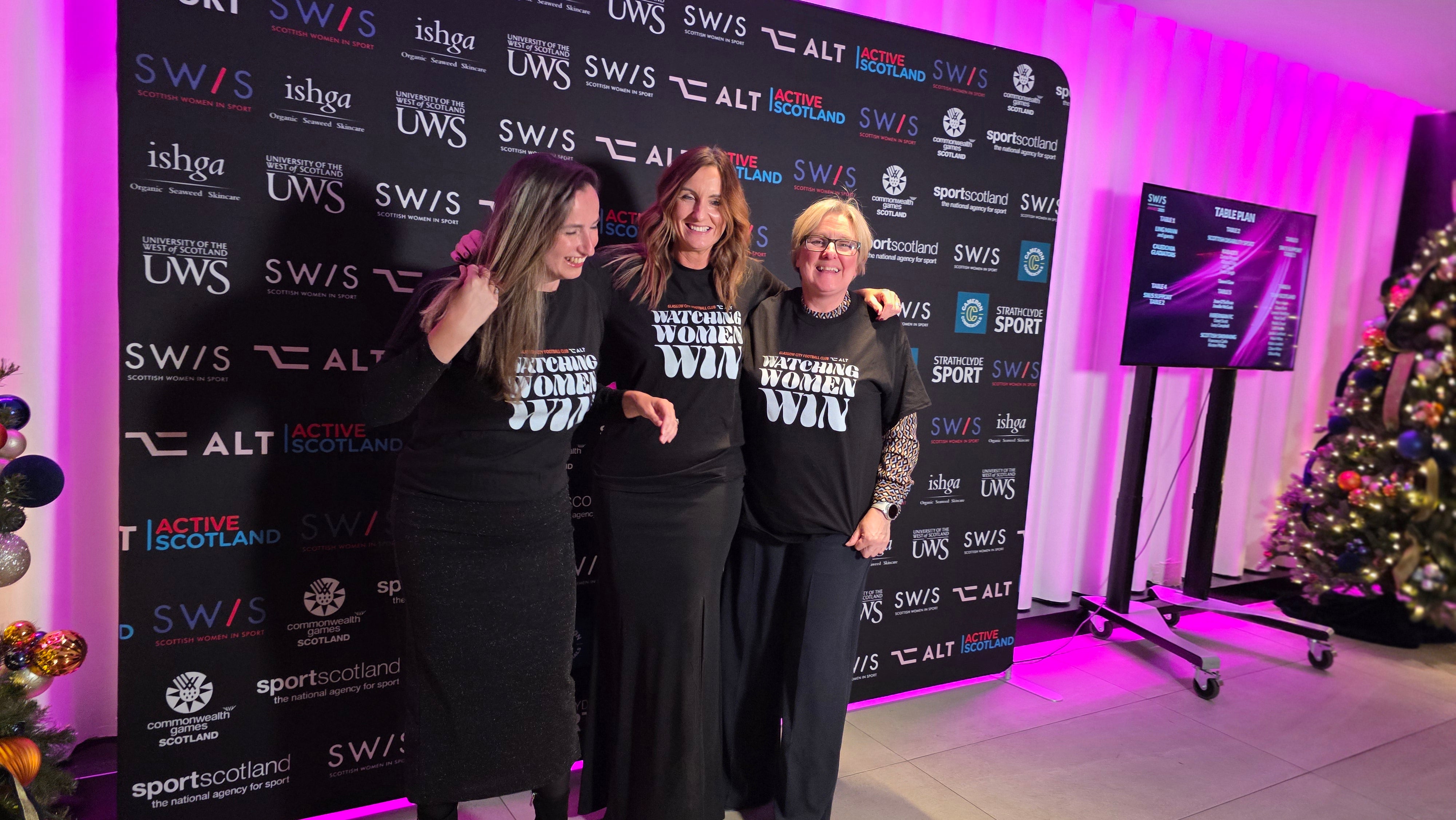 Glasgow City FC Watching Women Win Graphic Tee