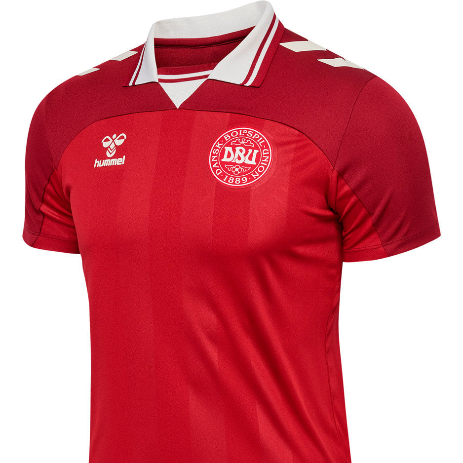 Denmark Hummel Home Shirt 2025 Straight Fit