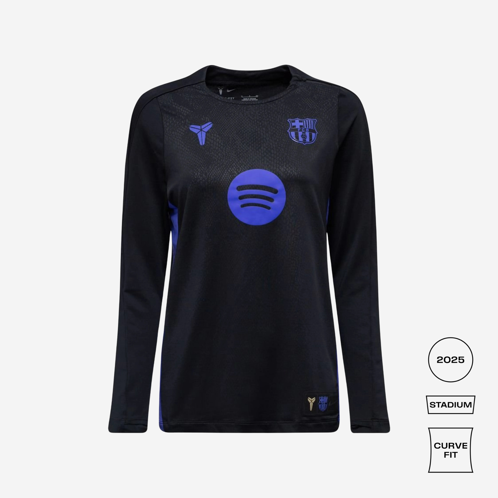 Kobe Bryant FC Barcelona Strike Pre-Match Crew-Neck Top