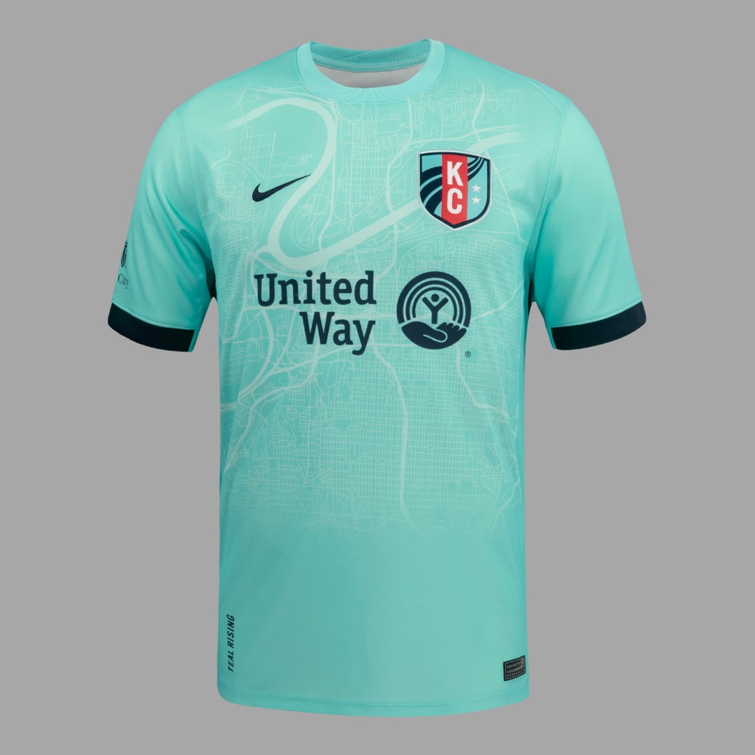 Kansas City Current Away 2025 Straight Fit Nike Stadium Shirt