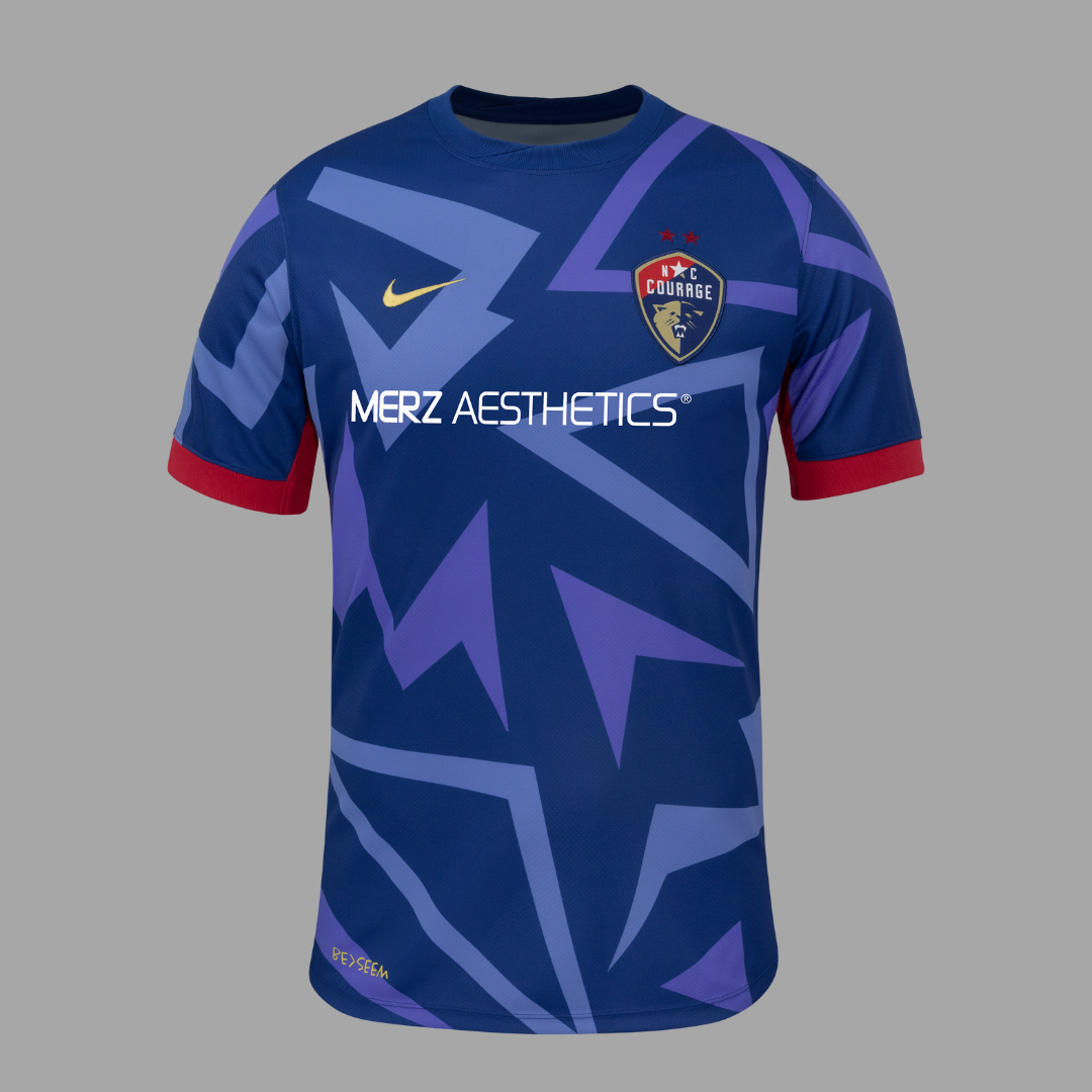 North Carolina Courage Home 2025 Straight Fit Nike Stadium Shirt