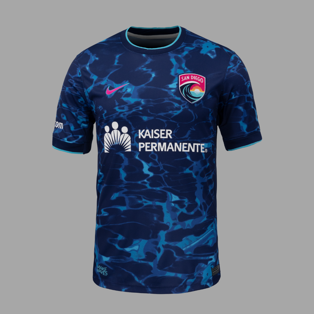 San Diego Wave Away 2025 Straight Fit Nike Stadium Shirt