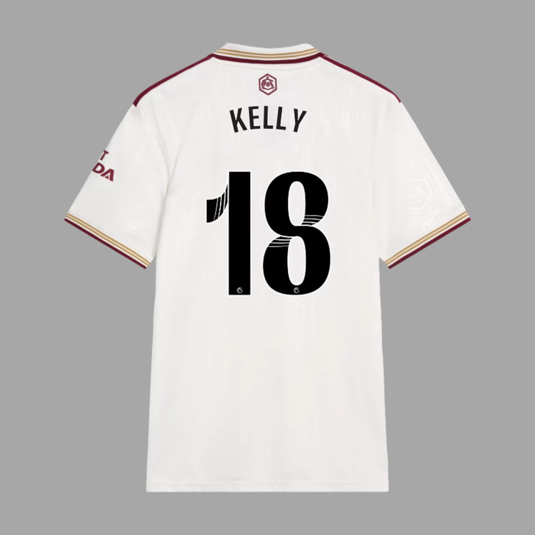 Arsenal 2025/26 Straight Fit Third Stadium Jersey KELLY 18