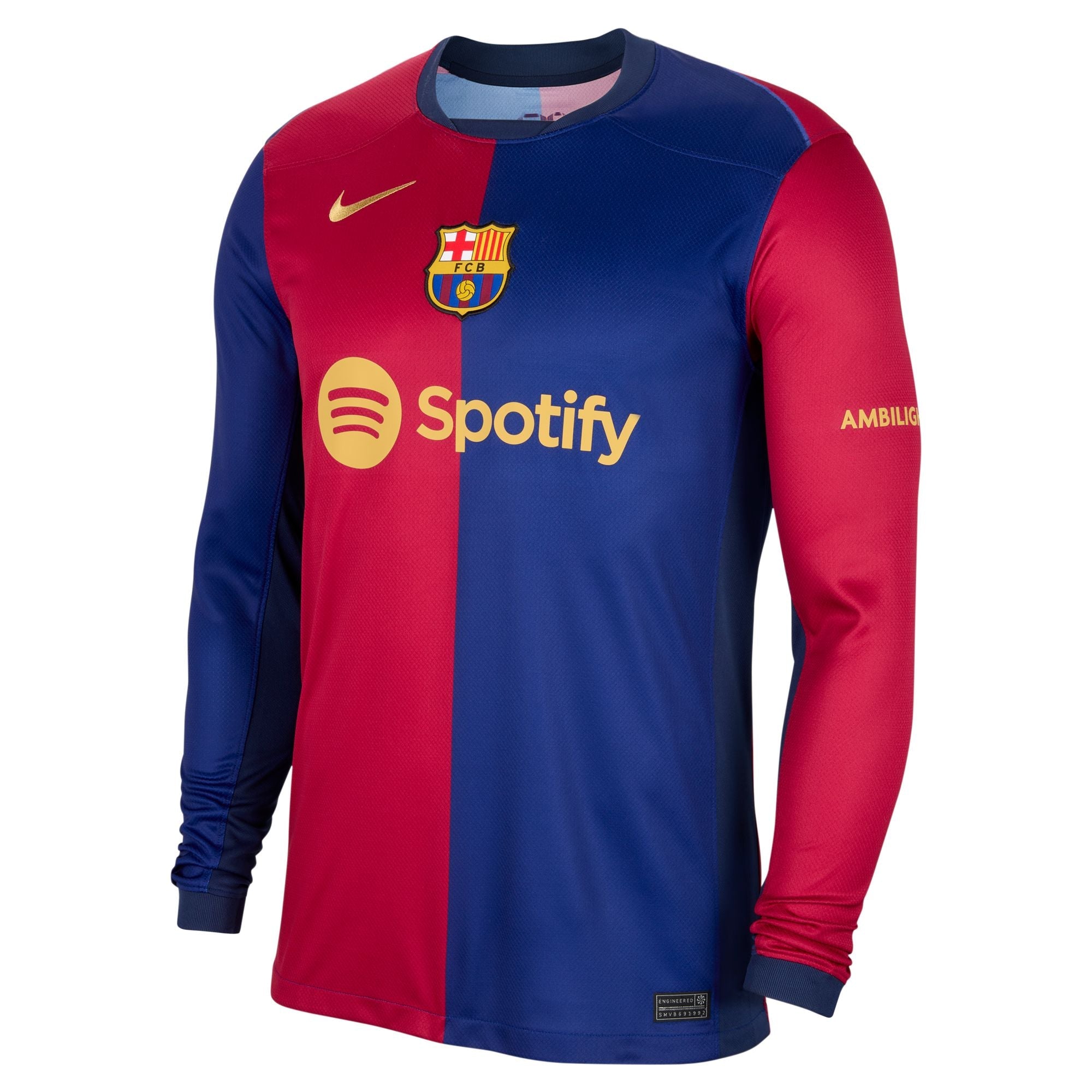 Barcelona Home 24/25 Longsleeve Straight Fit - ALEXIA 11