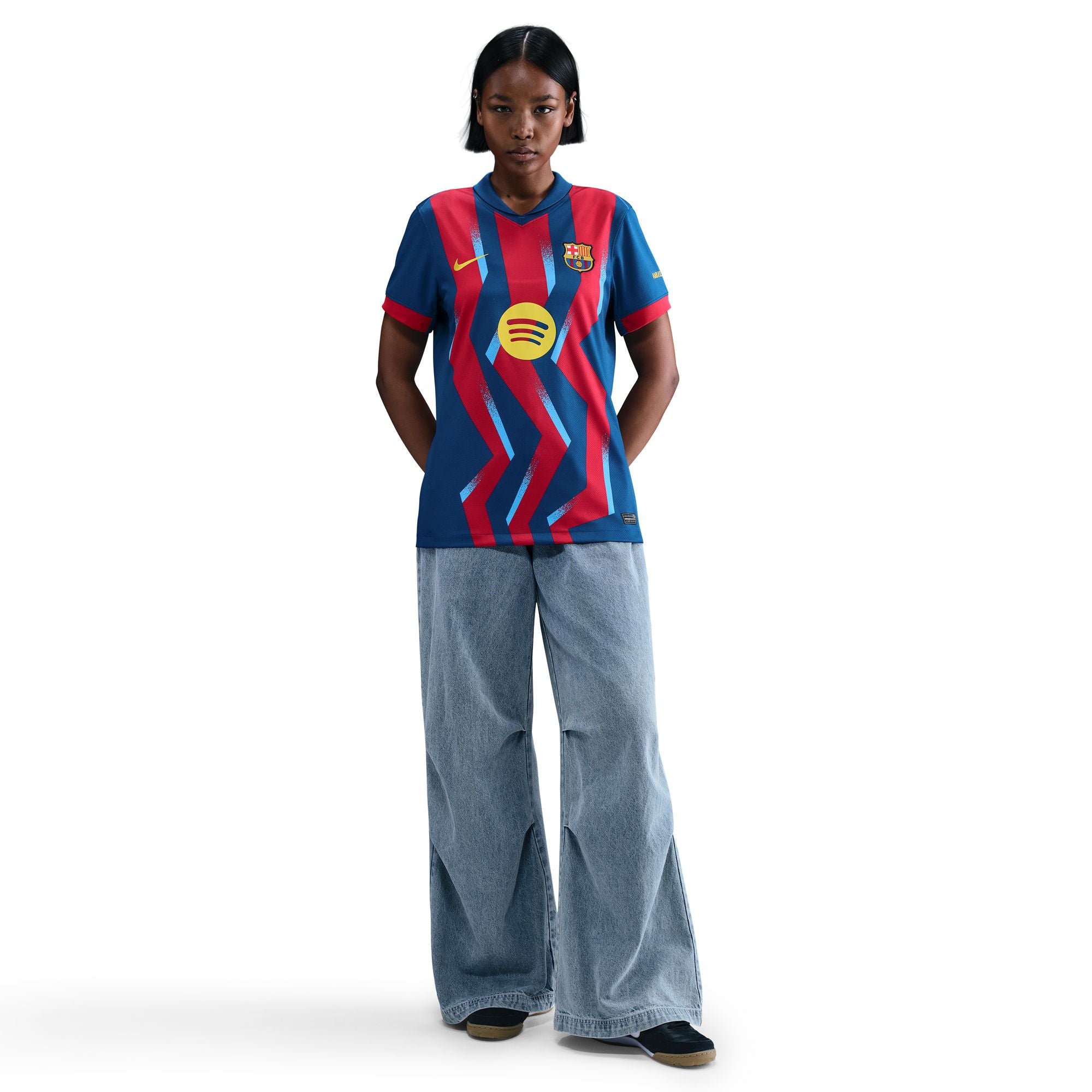 FC Barcelona 2025/26 Stadium Fourth Curved Fit