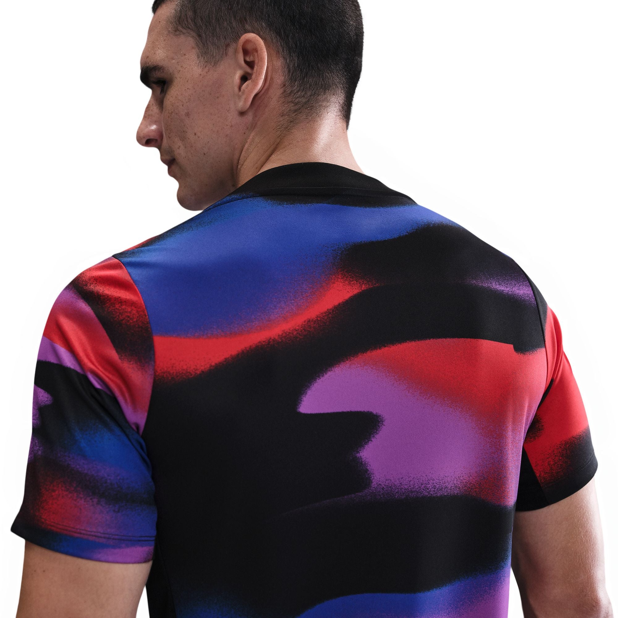 England Academy Pro Straight Fit Nike Dri-FIT Soccer Pre-Match Short-Sleeve Top