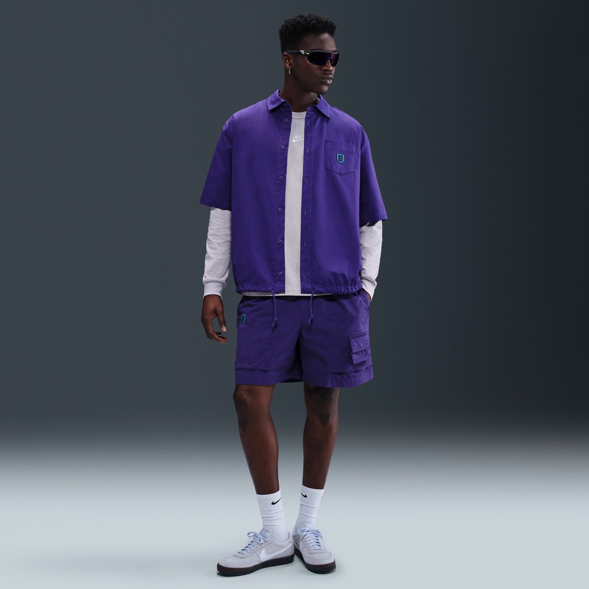 England Straight Fit Nike Life Soccer Camp Shorts