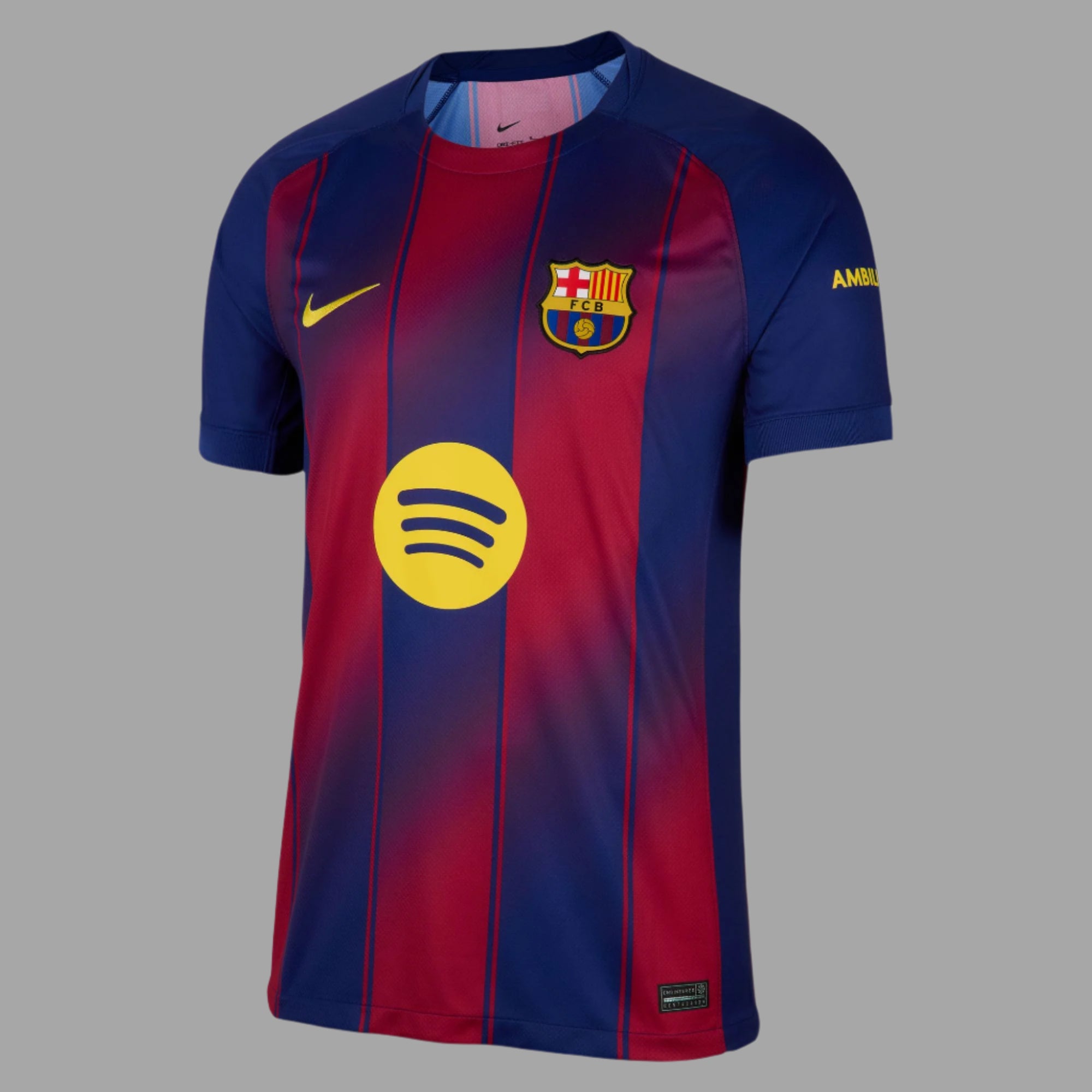 F.C. Barcelona 2025/26 Stadium Home Straight Fit Football Shirt