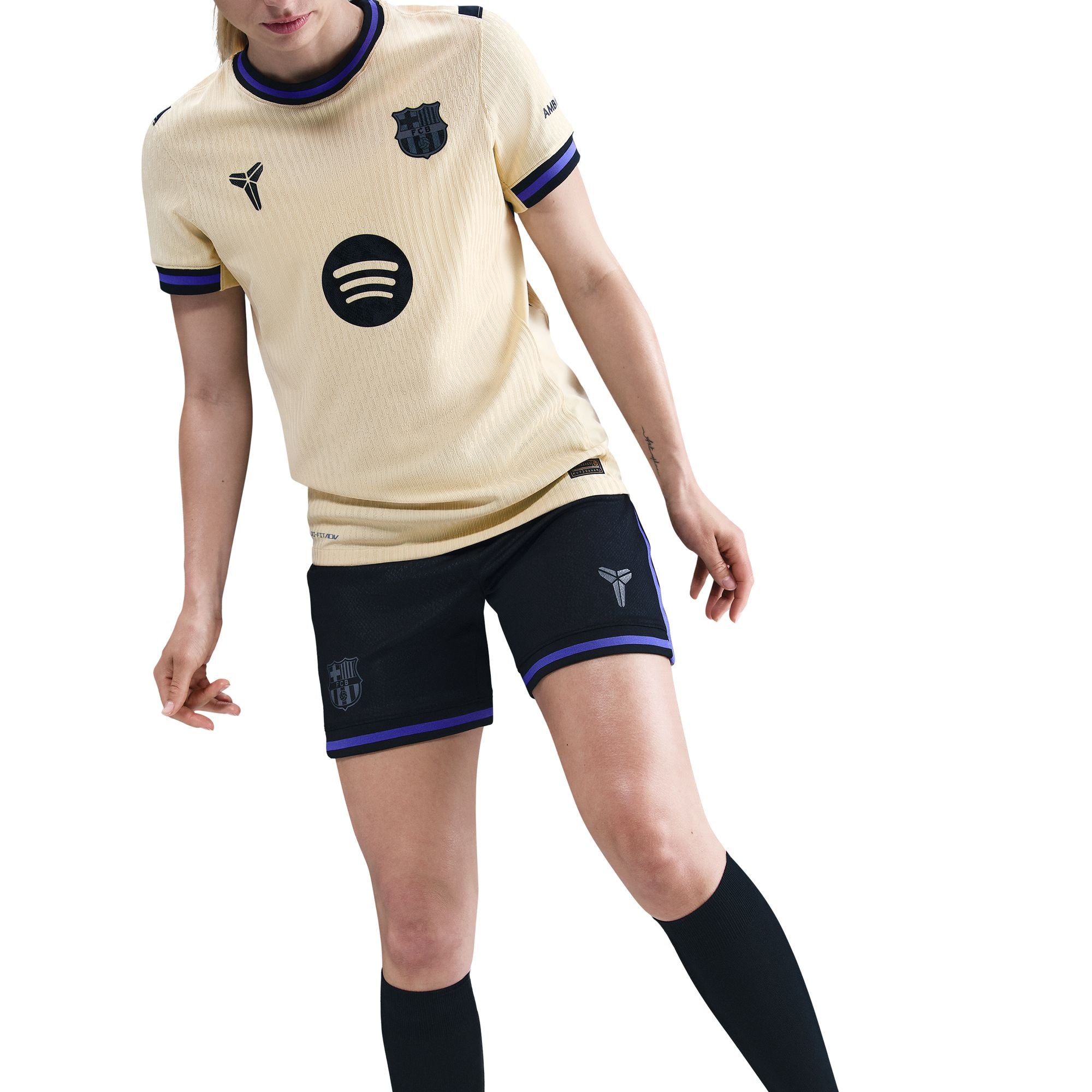 Kobe Bryant FC Barcelona Curved Fit 2025/26 Match Away Shirt