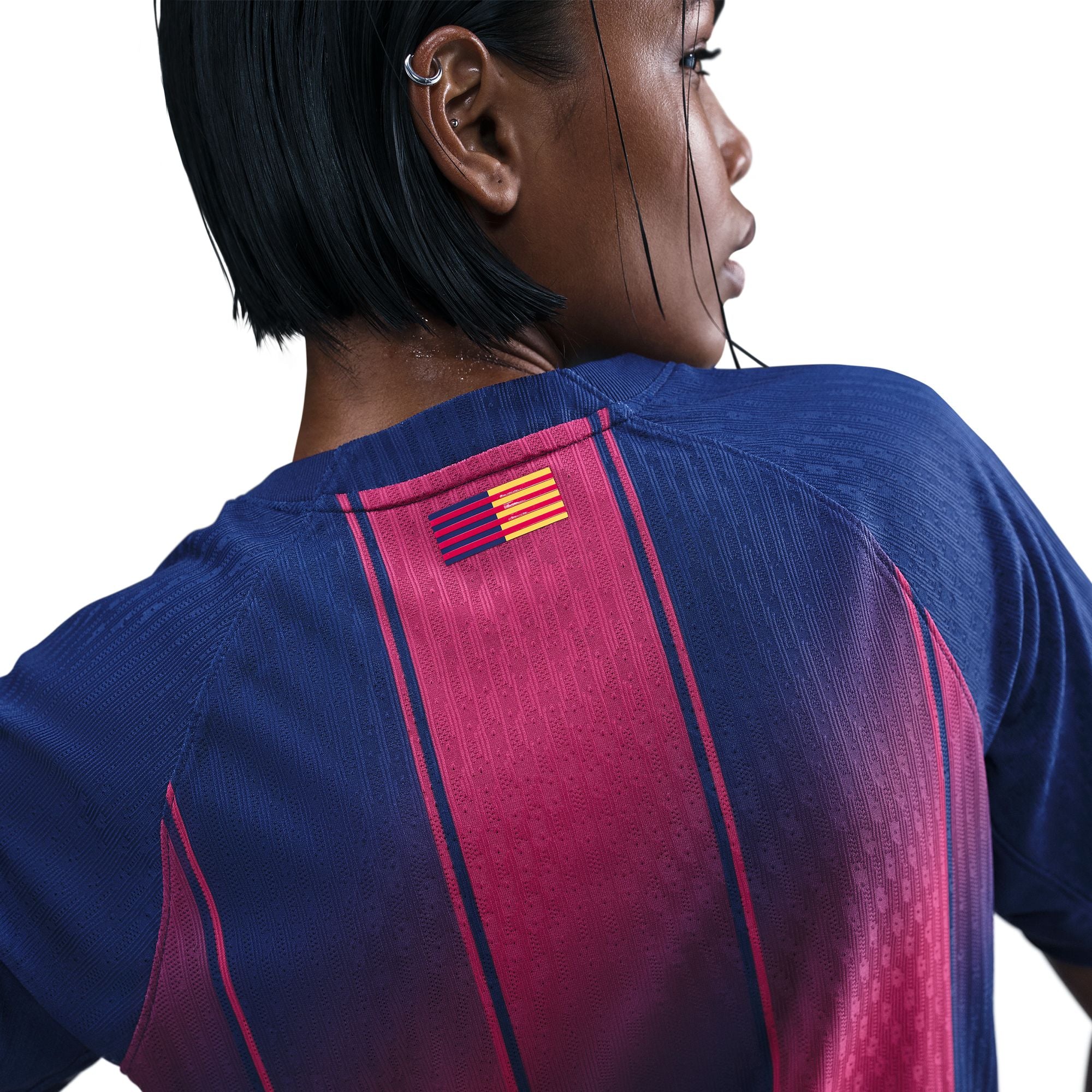 FC Barcelona 2025/26 Match Home Curved Soccer Jersey