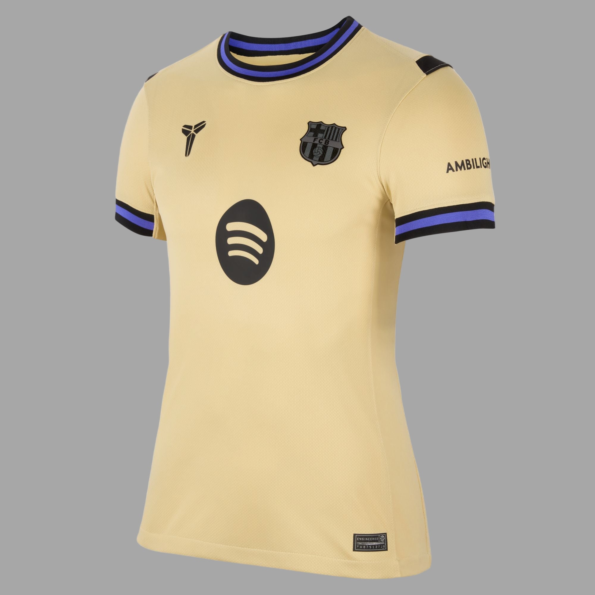 Kobe Bryant FC Barcelona 2025/26 Stadium Away Curved Fit