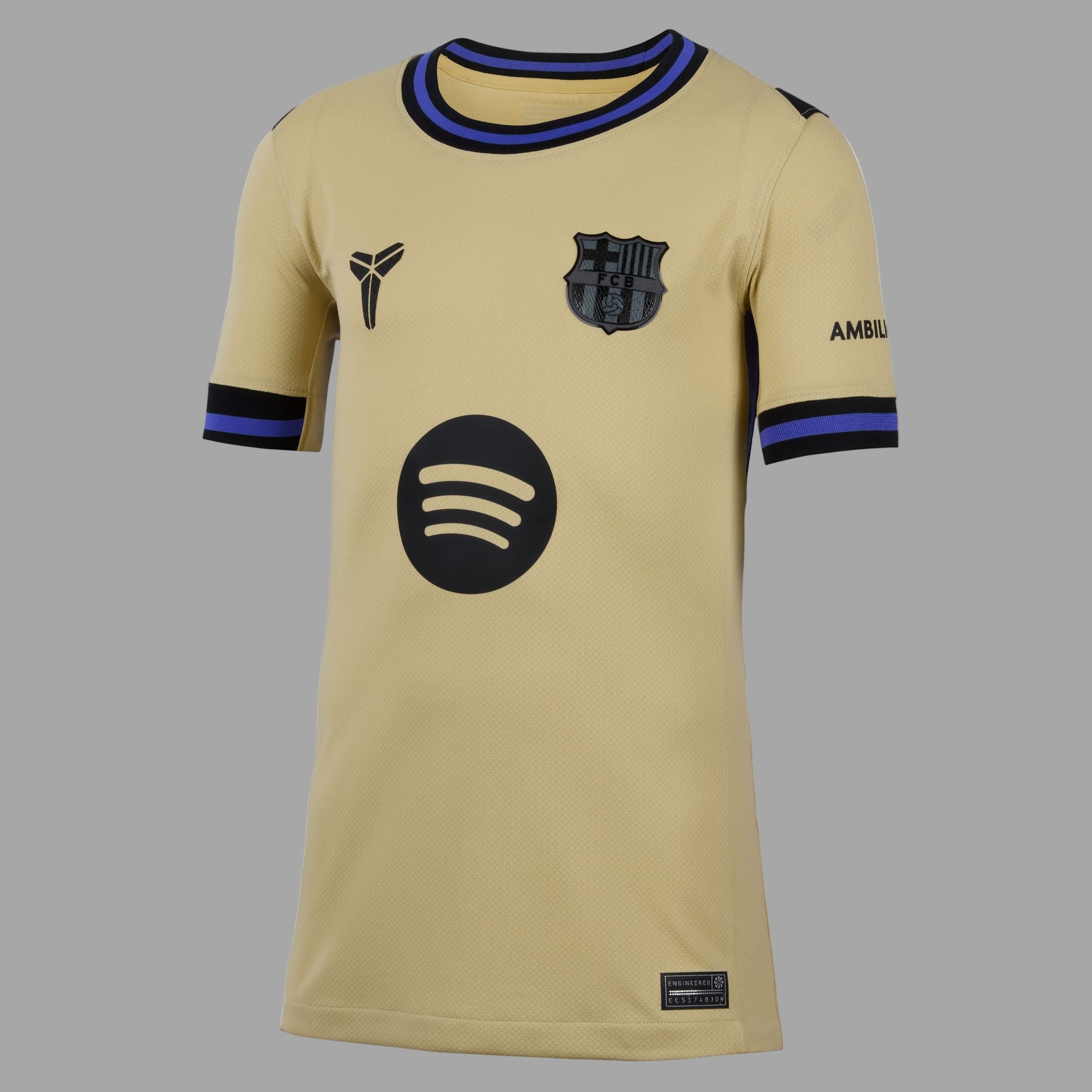 KIDS Kobe Bryant FC Barcelona 2025/26 Stadium Away Jersey