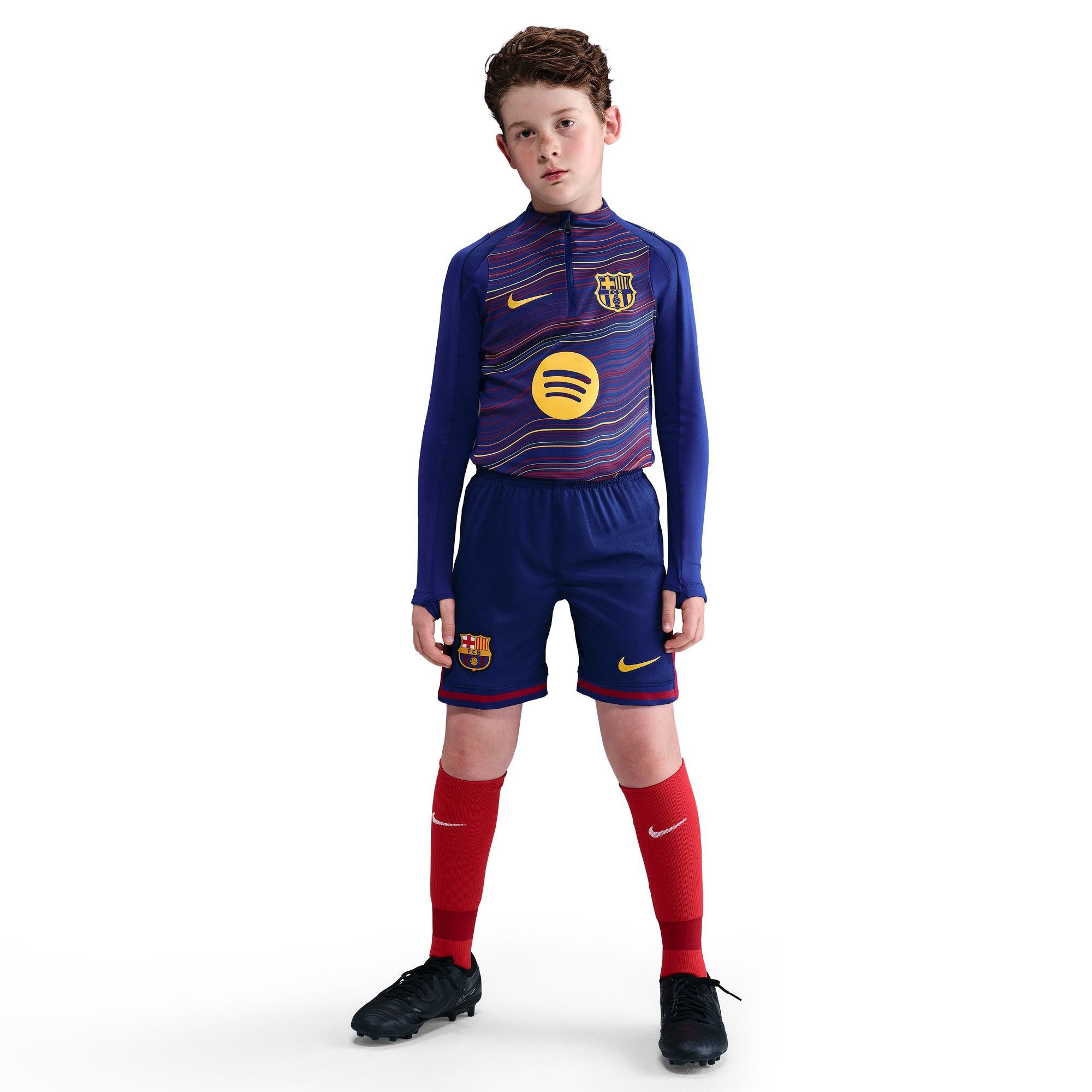 KIDS FC Barcelona 2025/26 Stadium Home Shorts