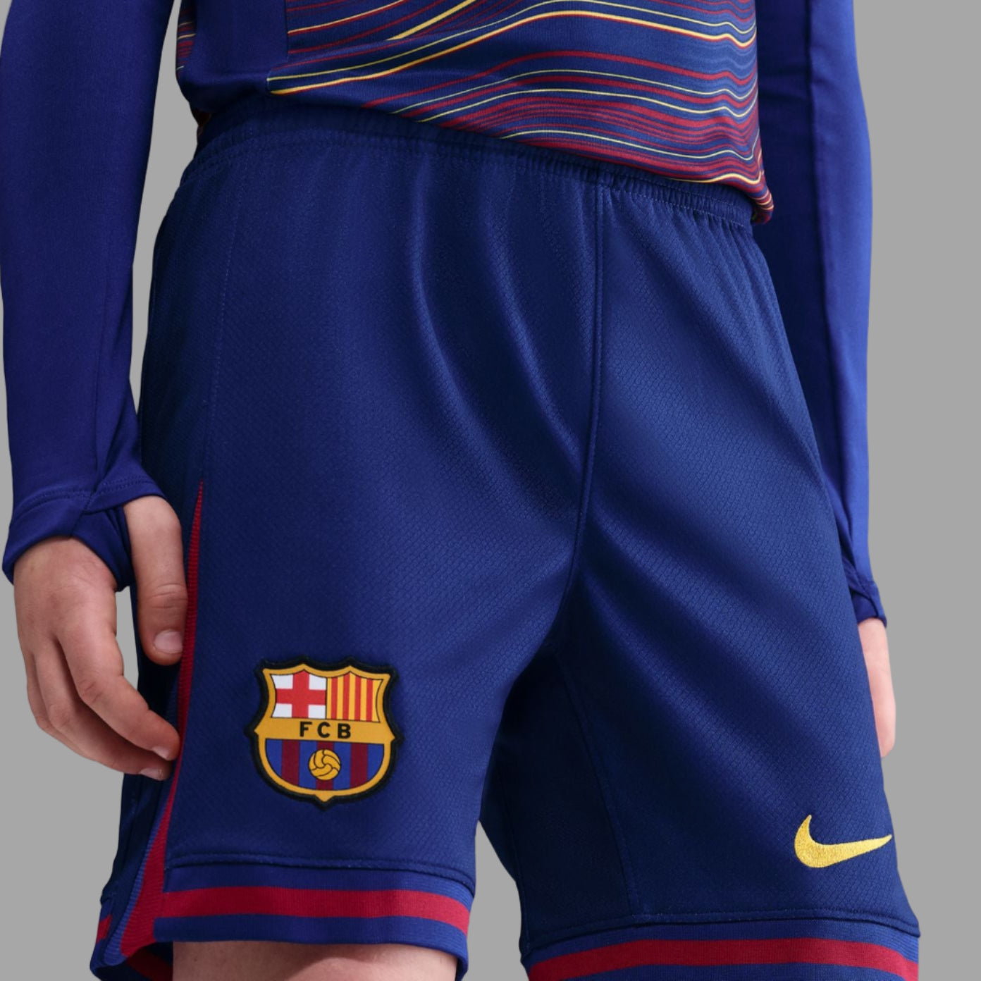 KIDS FC Barcelona 2025/26 Stadium Home Shorts