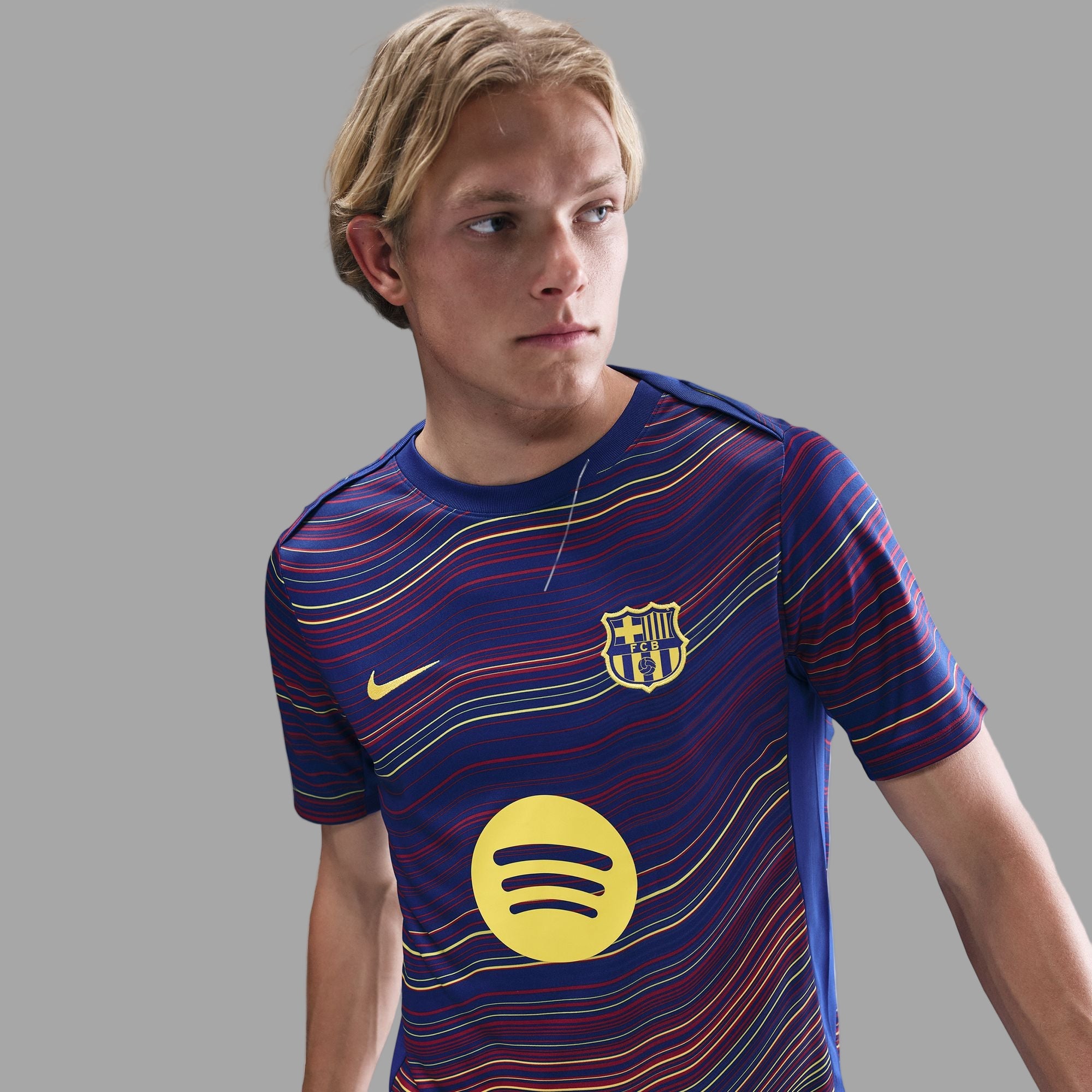 FC Barcelona Straight Fit Academy Pro Home Pre Match