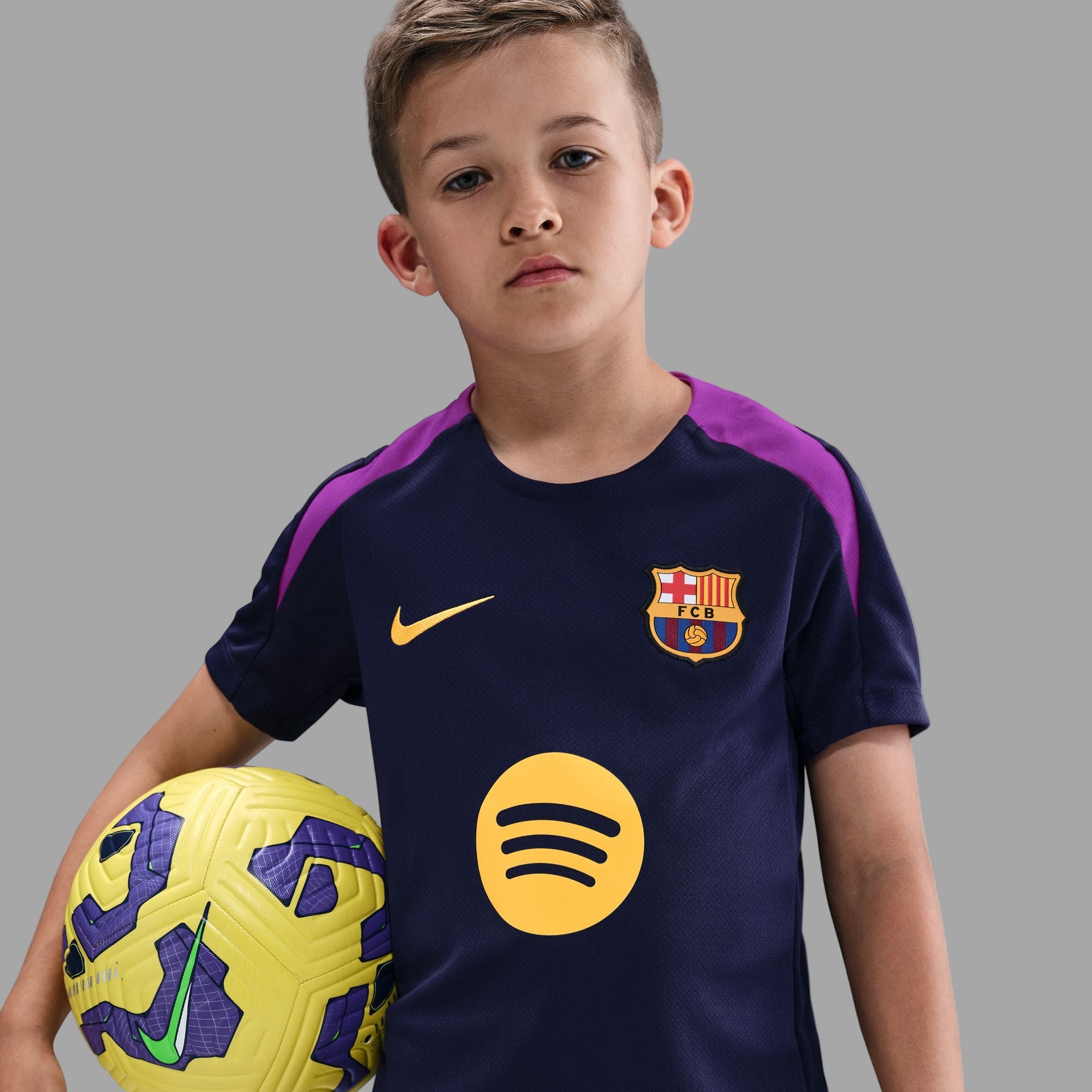 KIDS FC Barcelona Strike Short-Sleeve Top