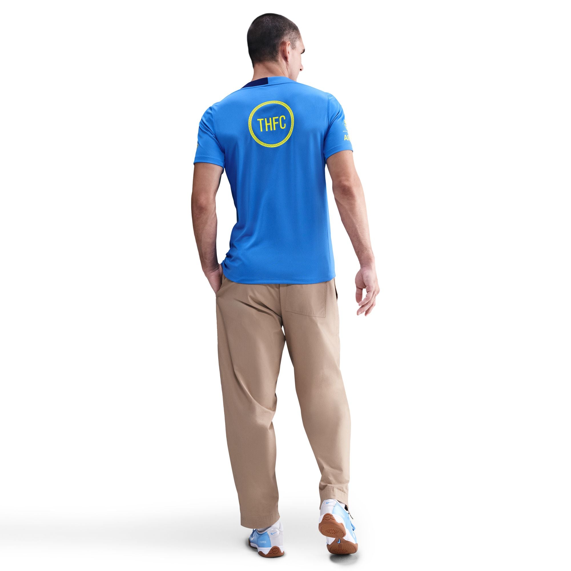 Tottenham Hotspur Strike Third Straight Fit Nike Dri-FIT Total 90 Soccer Short-Sleeve