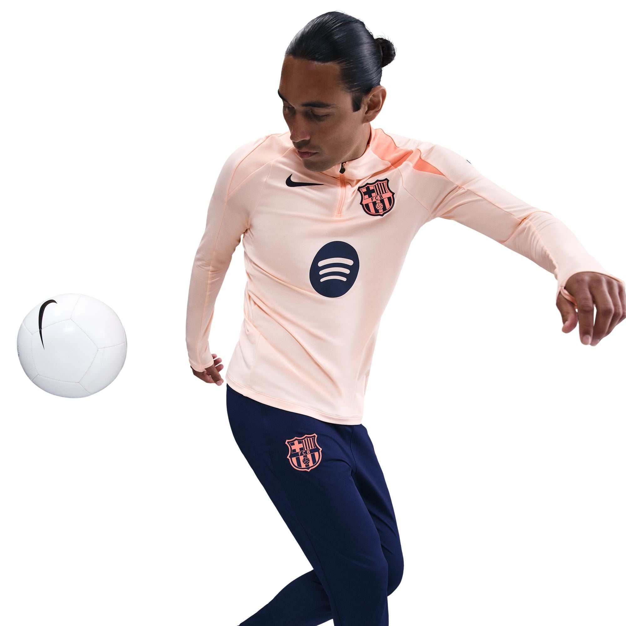 FC Barcelona Strike Third Straight Fit Nike Dri-FIT Total 90 Soccer Knit Drill Top