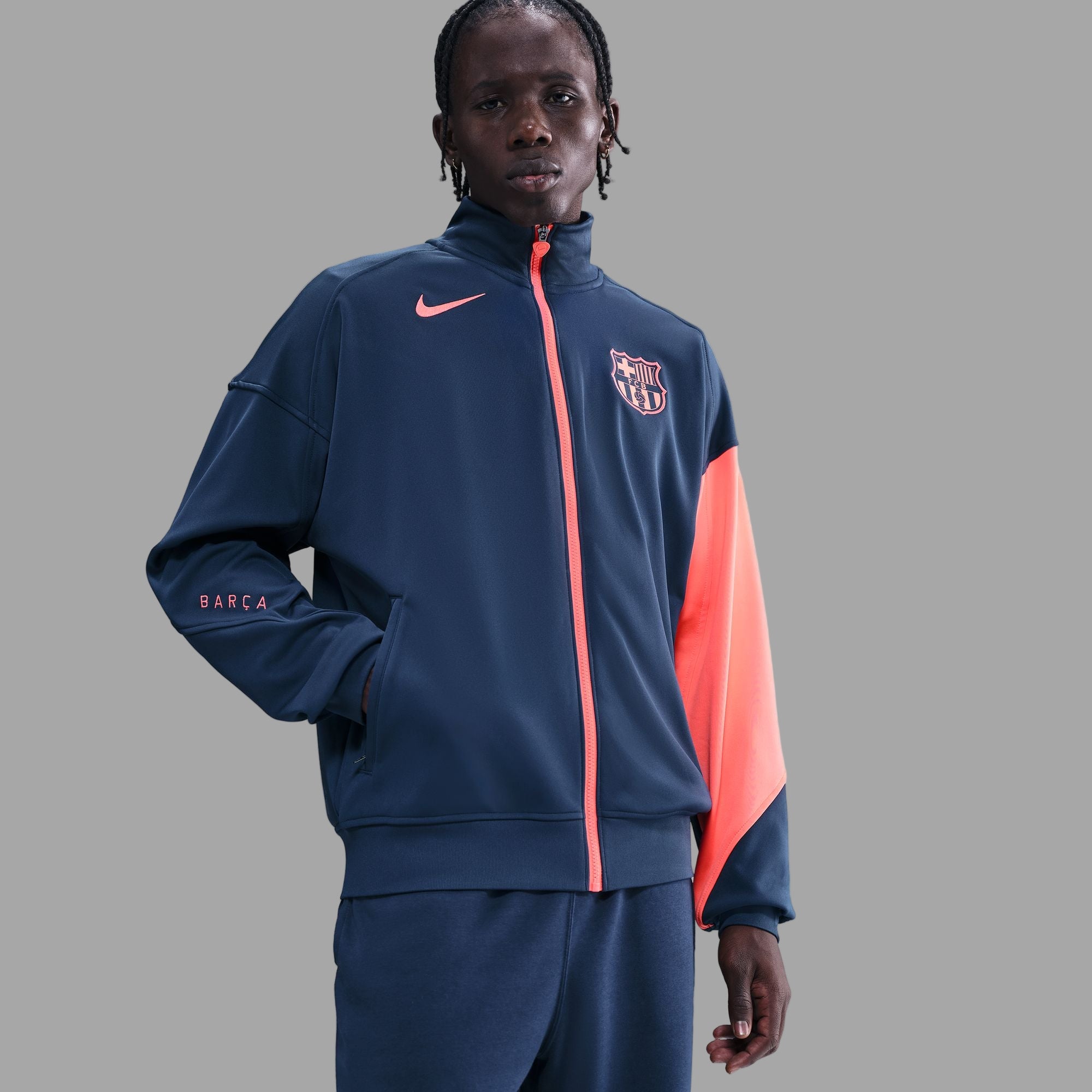 FC Barcelona Total 90 Soccer Anthem Jacket