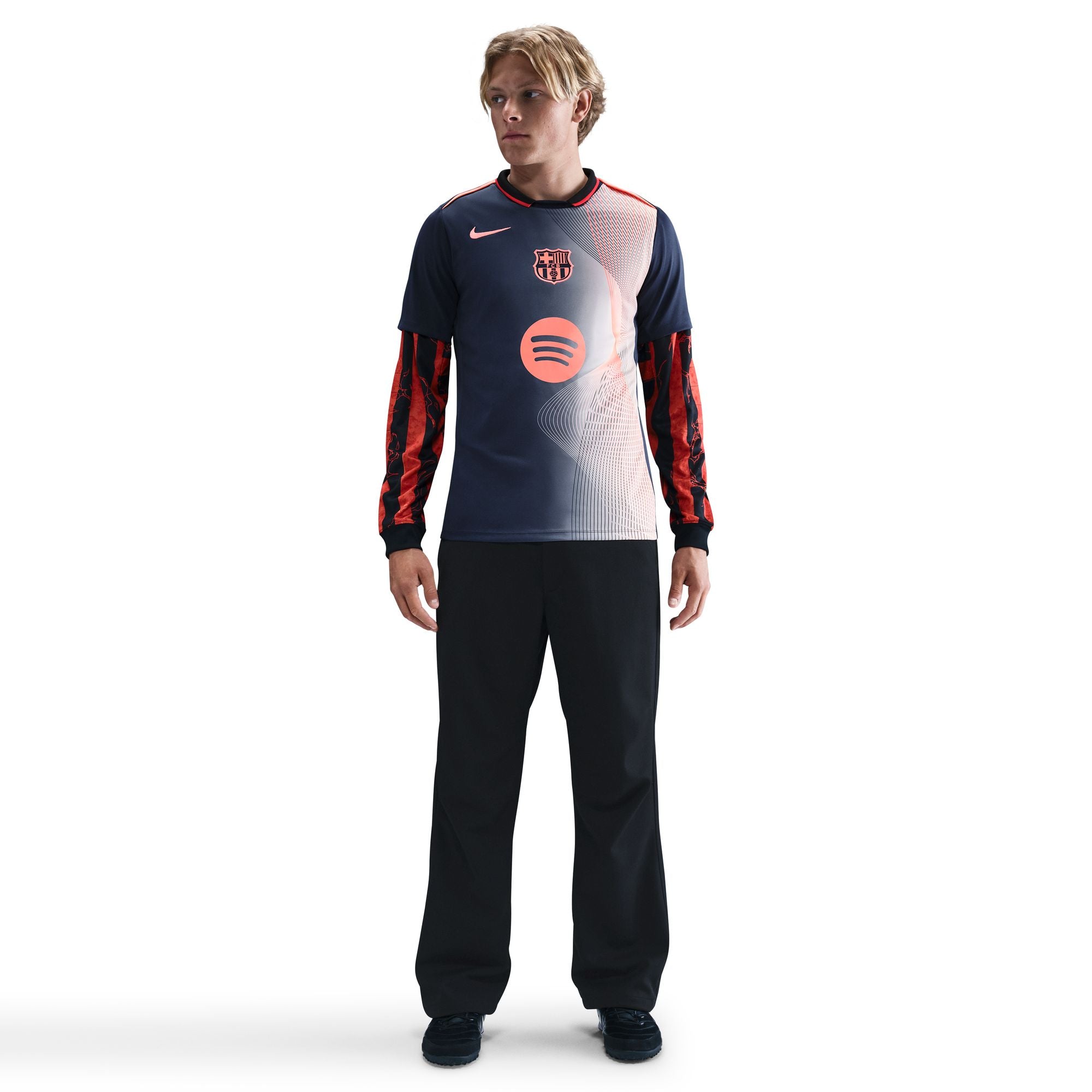 FC Barcelona Academy Pro Third Straight Fit Nike Dri-FIT Soccer Pre-Match Top