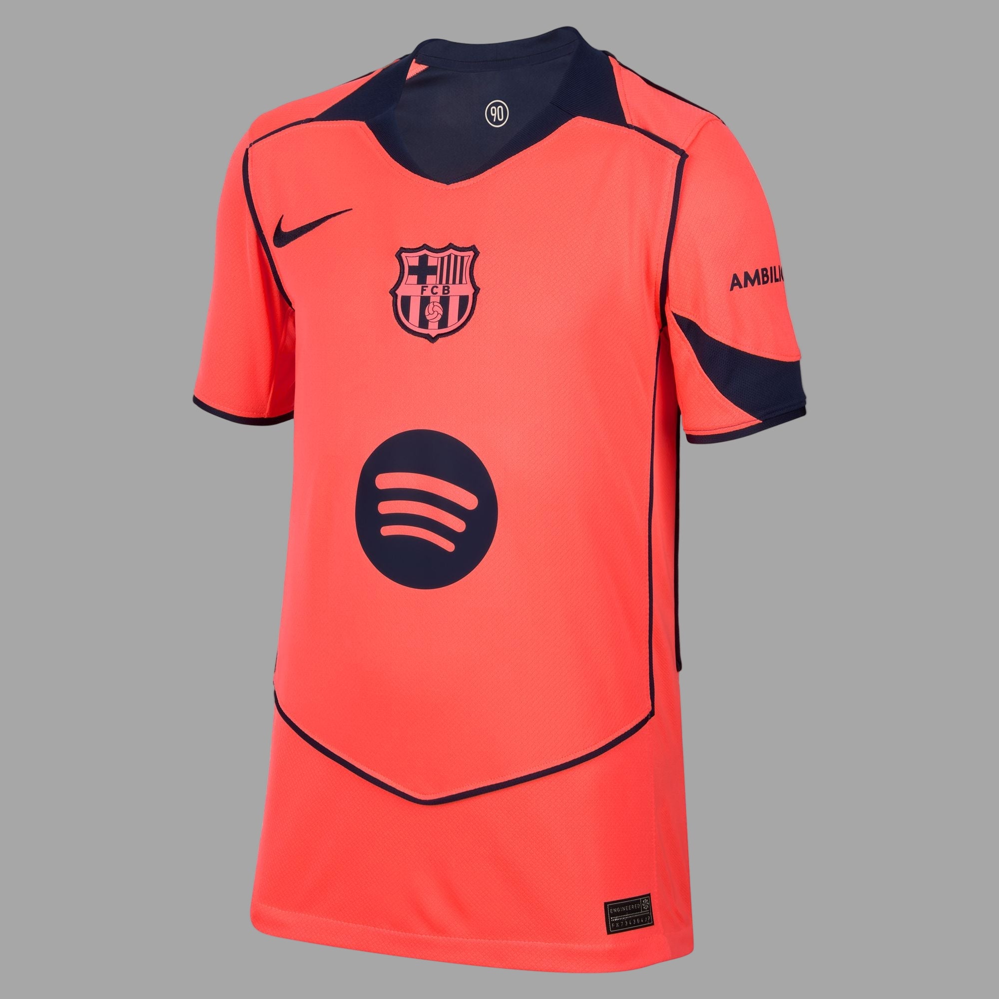 KIDS FC Barcelona 2025/26 Stadium Third Shirt