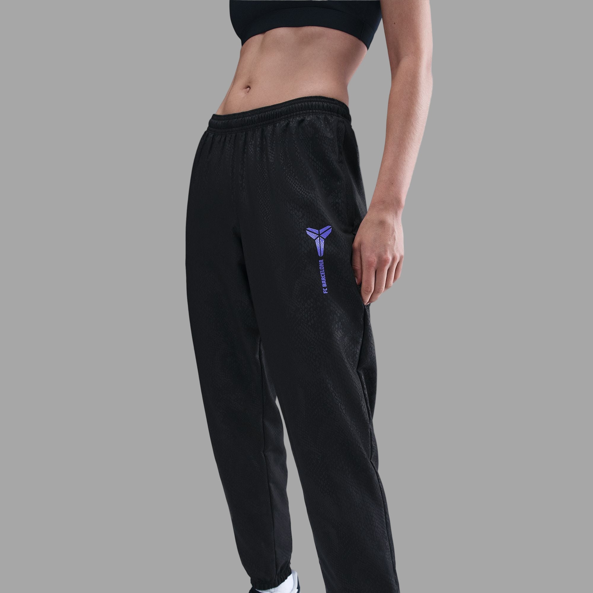 Kobe Bryant FC Barcelona Away Curved Fit Kobe Soccer Graphic Track Pants