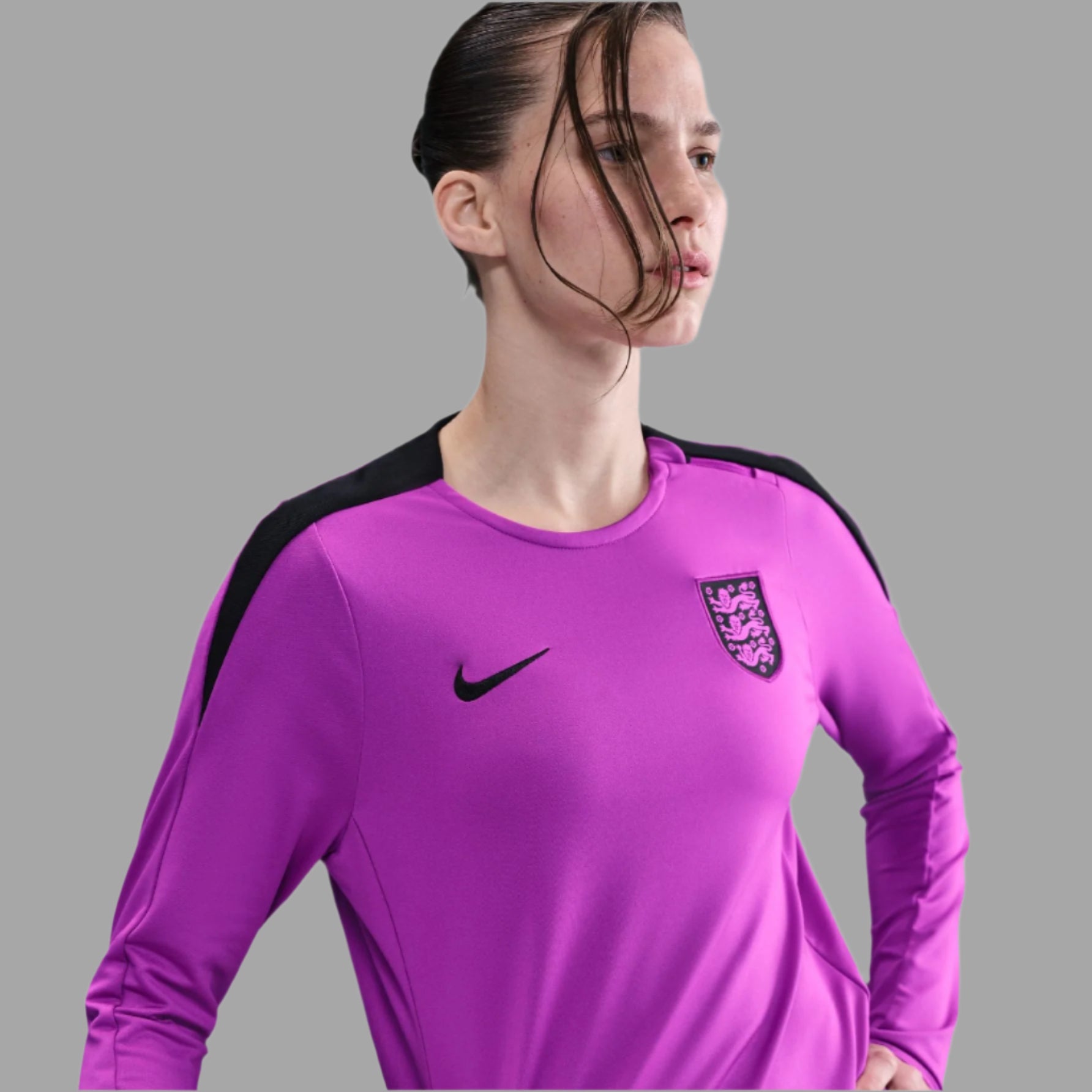 England Strike Curved Fit Nike Dri-FIT Soccer Crew-Neck Knit Top