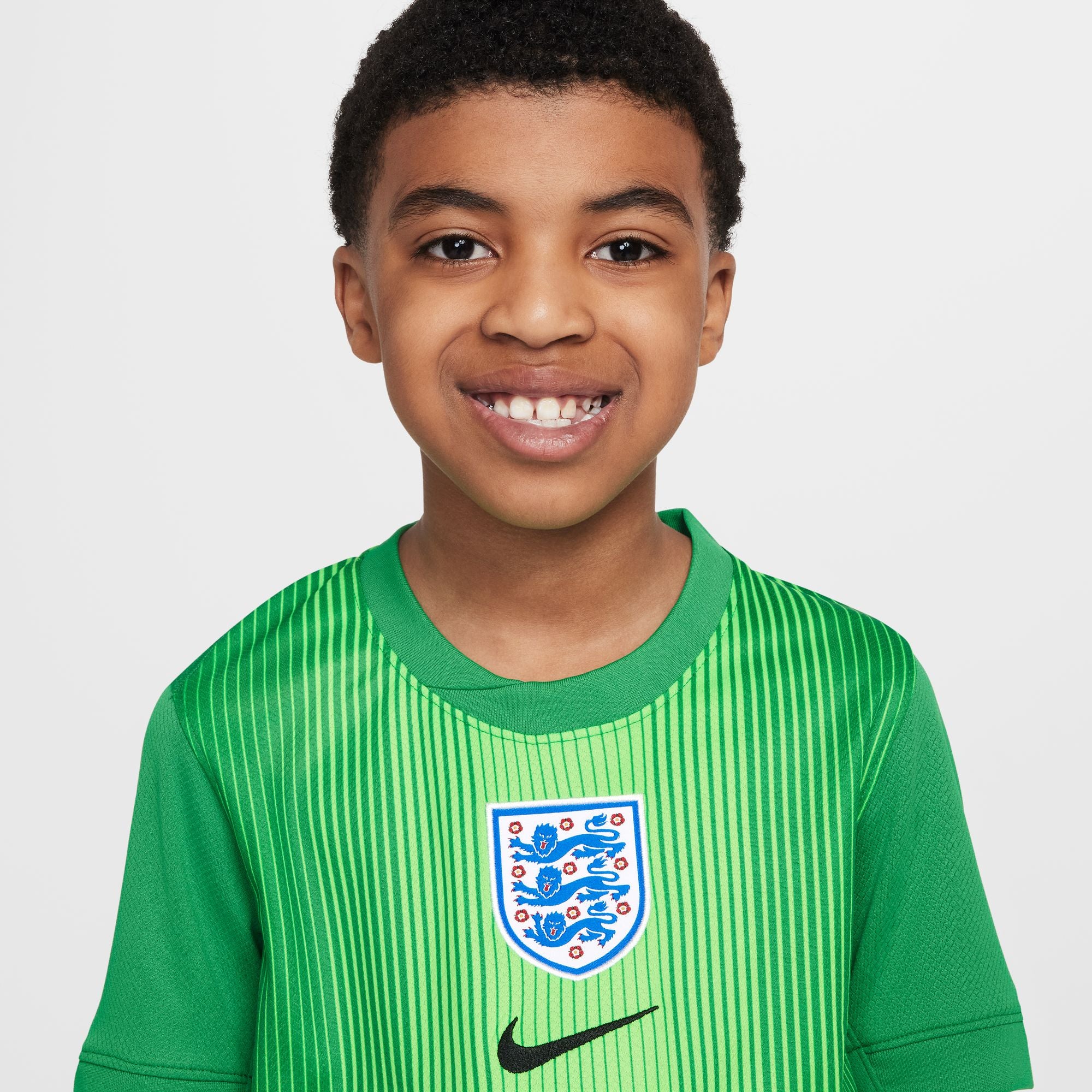 England Stadium Goalkeeper Big Kids' Short-Sleeve Jersey