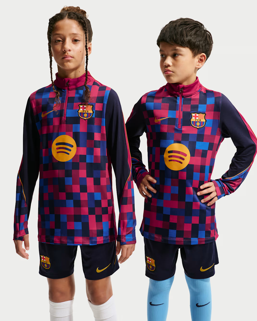 KIDS FC Barcelona 2026/27 Strike Pre-Match Drill Top - Nike