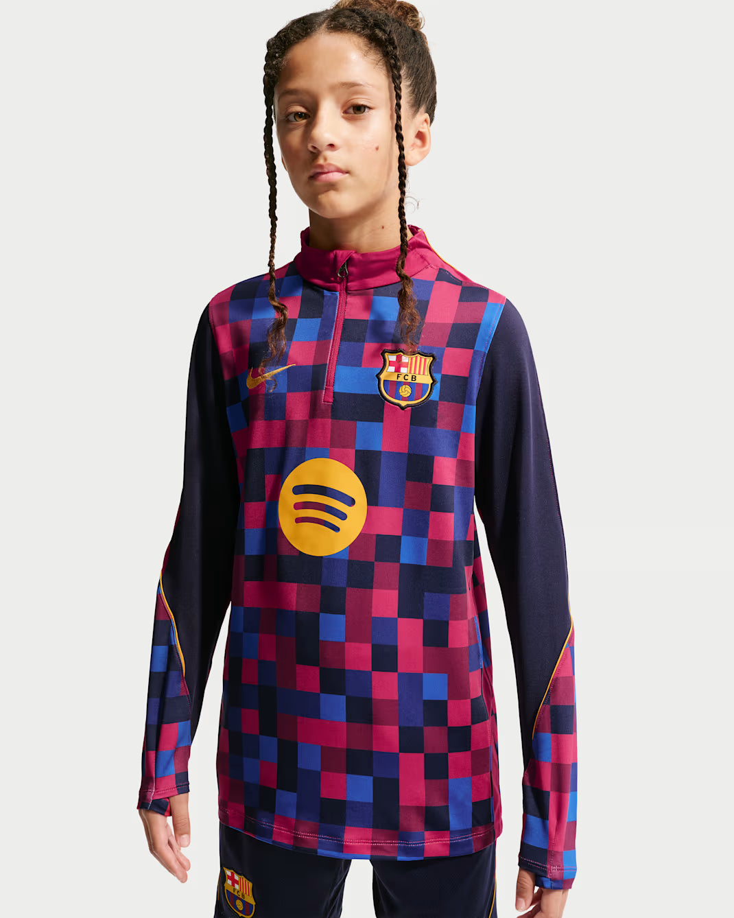 KIDS FC Barcelona 2026/27 Strike Pre-Match Drill Top - Nike
