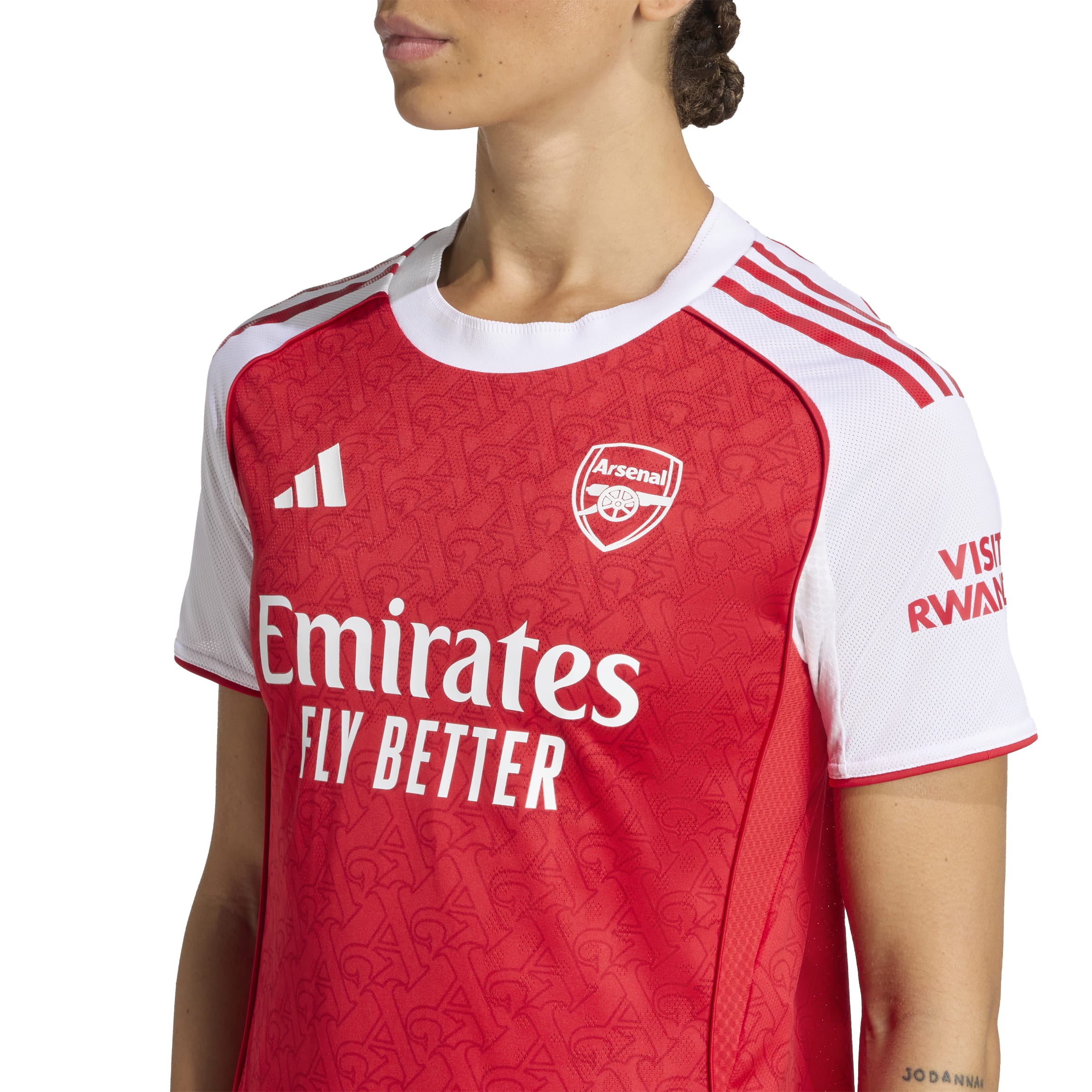 Arsenal 2025/26 Home Match Jersey Curved Fit