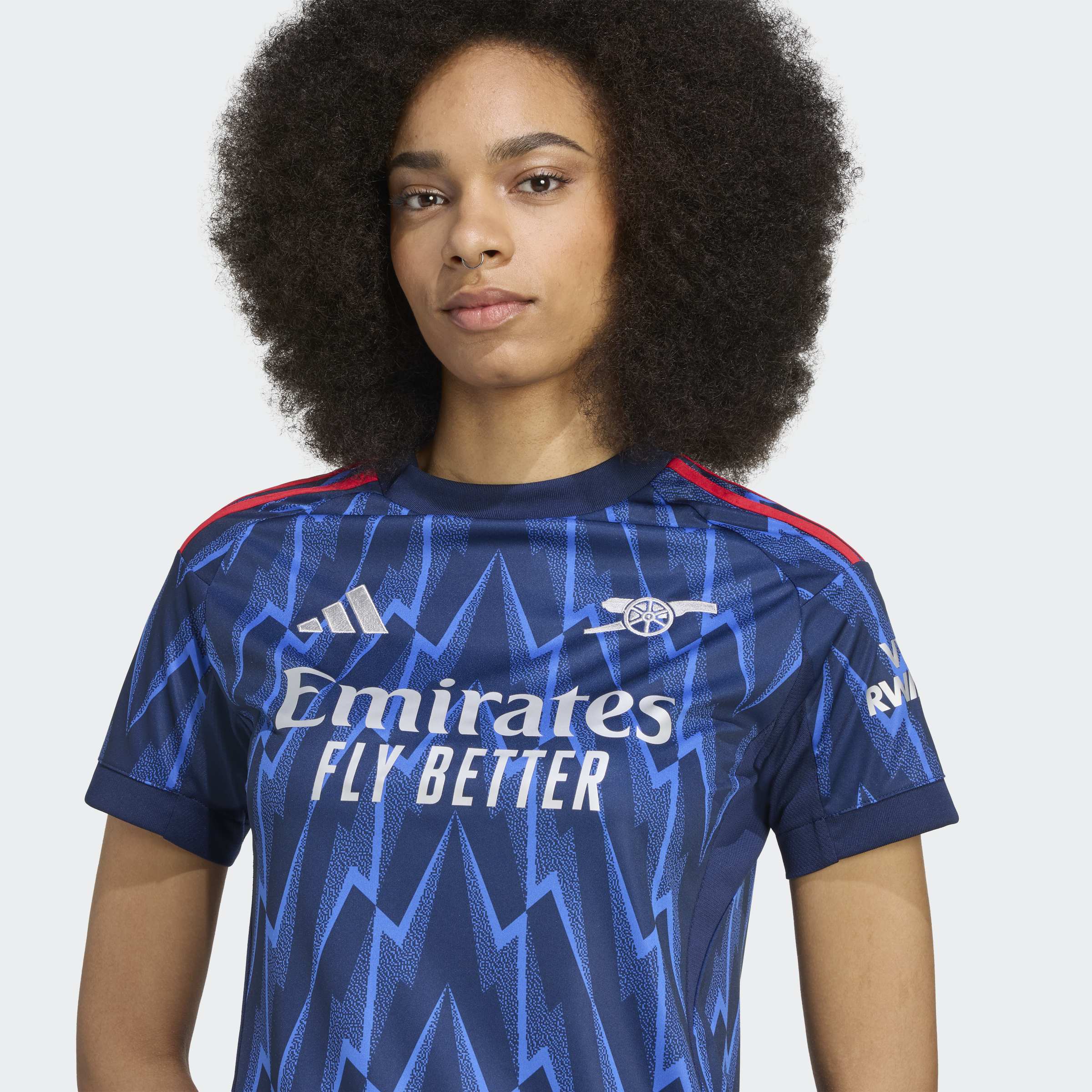 Arsenal 2025/26 Curved Fit Away Stadium Jersey