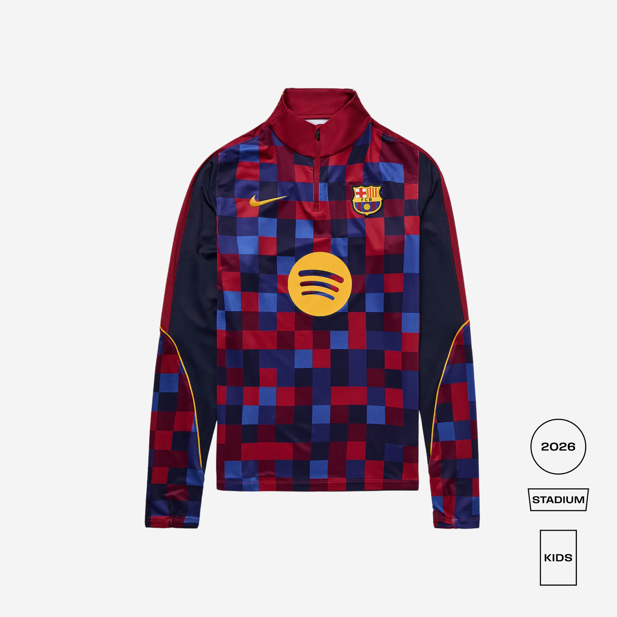KIDS FC Barcelona 2026/27 Strike Pre-Match Drill Top - Nike
