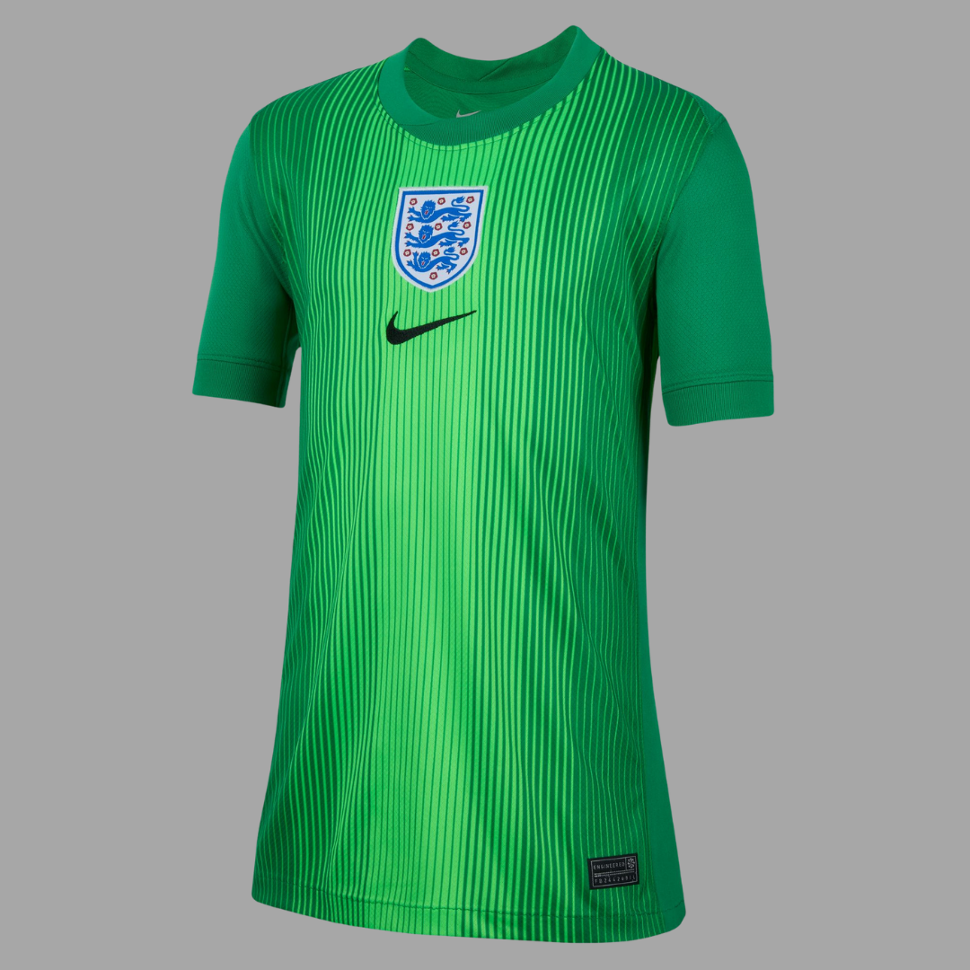 England Stadium Goalkeeper Big Kids' Short-Sleeve Jersey