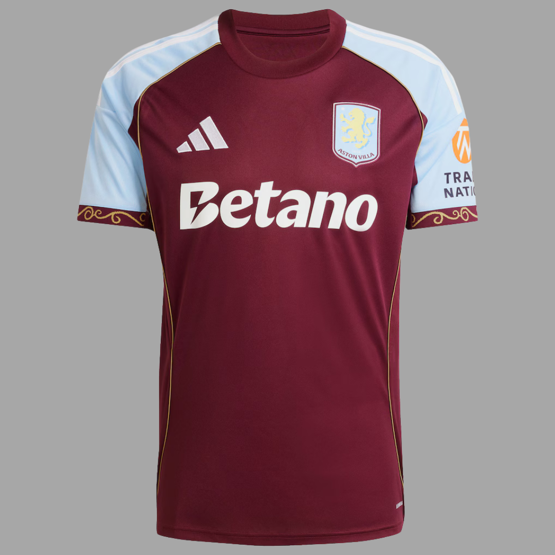 Aston Villa Home Stadium Straight Fit Shirt 2025/26