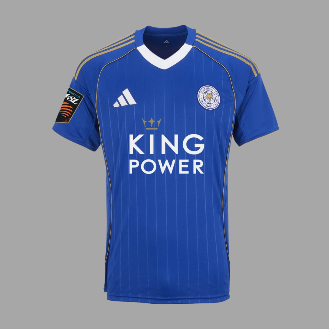 Leicester City Home Stadium Straight Fit Shirt 2025/26 With WSL Patch