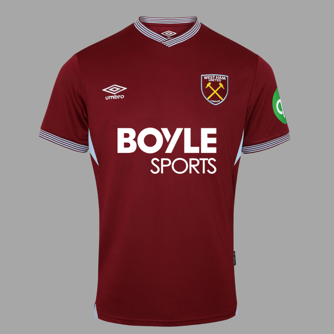 West Ham Home Stadium Straight Fit Shirt 2025/26
