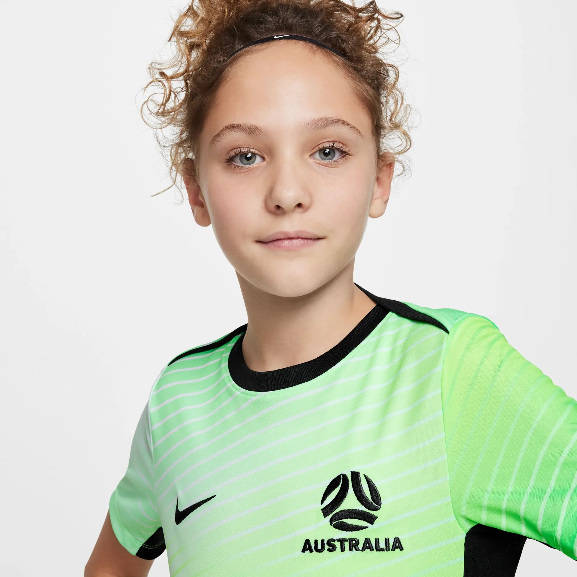 Australia Academy Pro Big Kids' Match Short-Sleeve Top