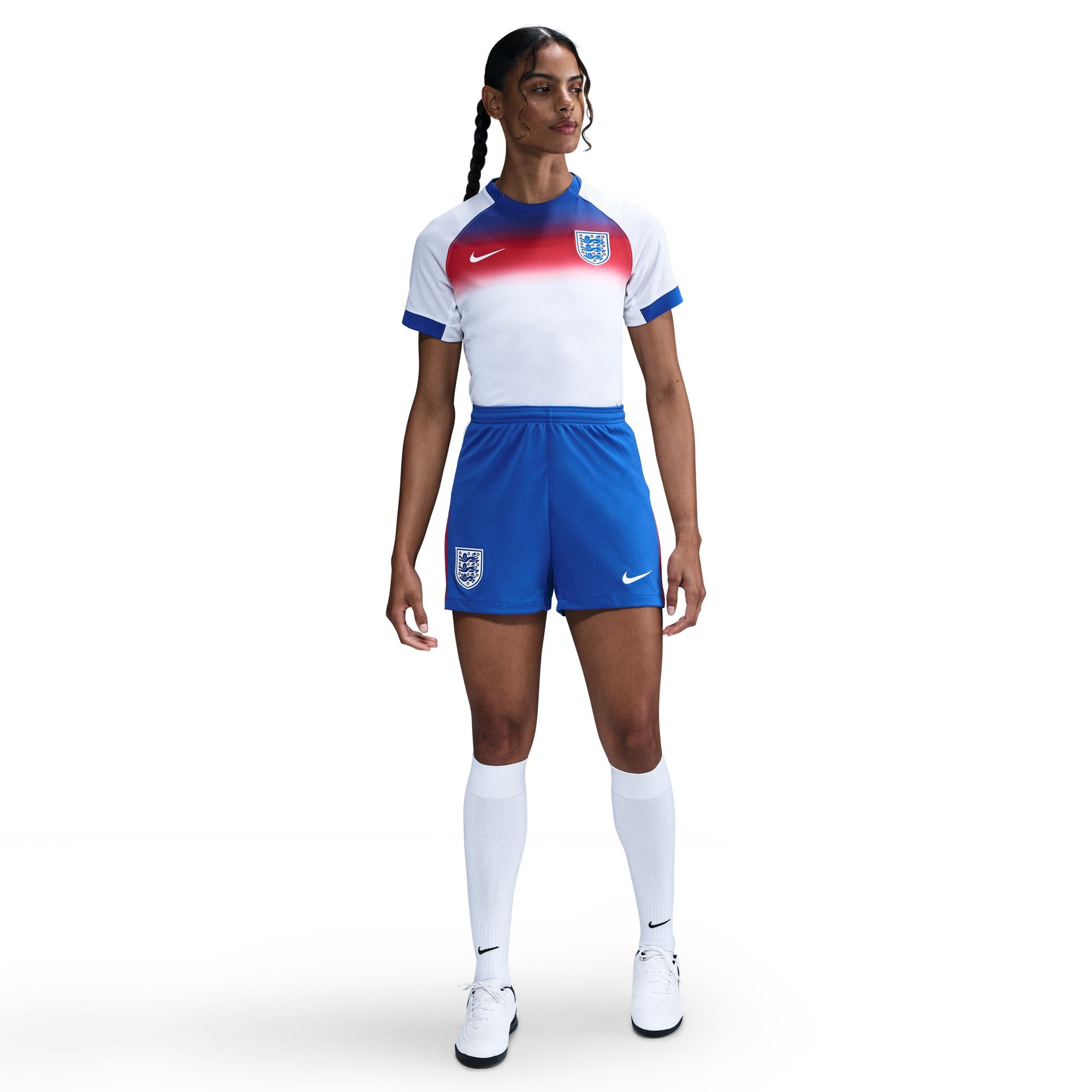 England 2025/26 Stadium Home Women's Nike Dri-FIT Soccer Replica Short