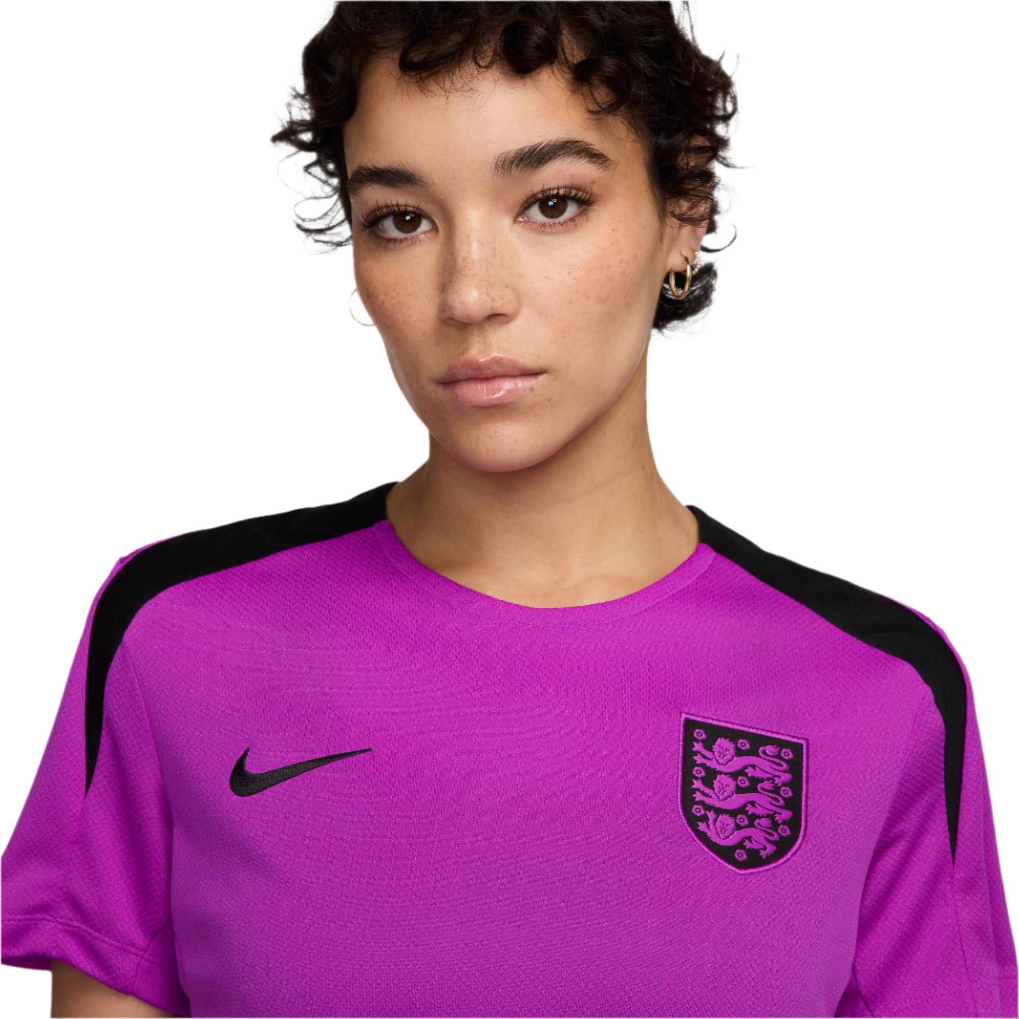 England Strike Curved Fit Nike Dri-FIT Soccer Short-Sleeve Top