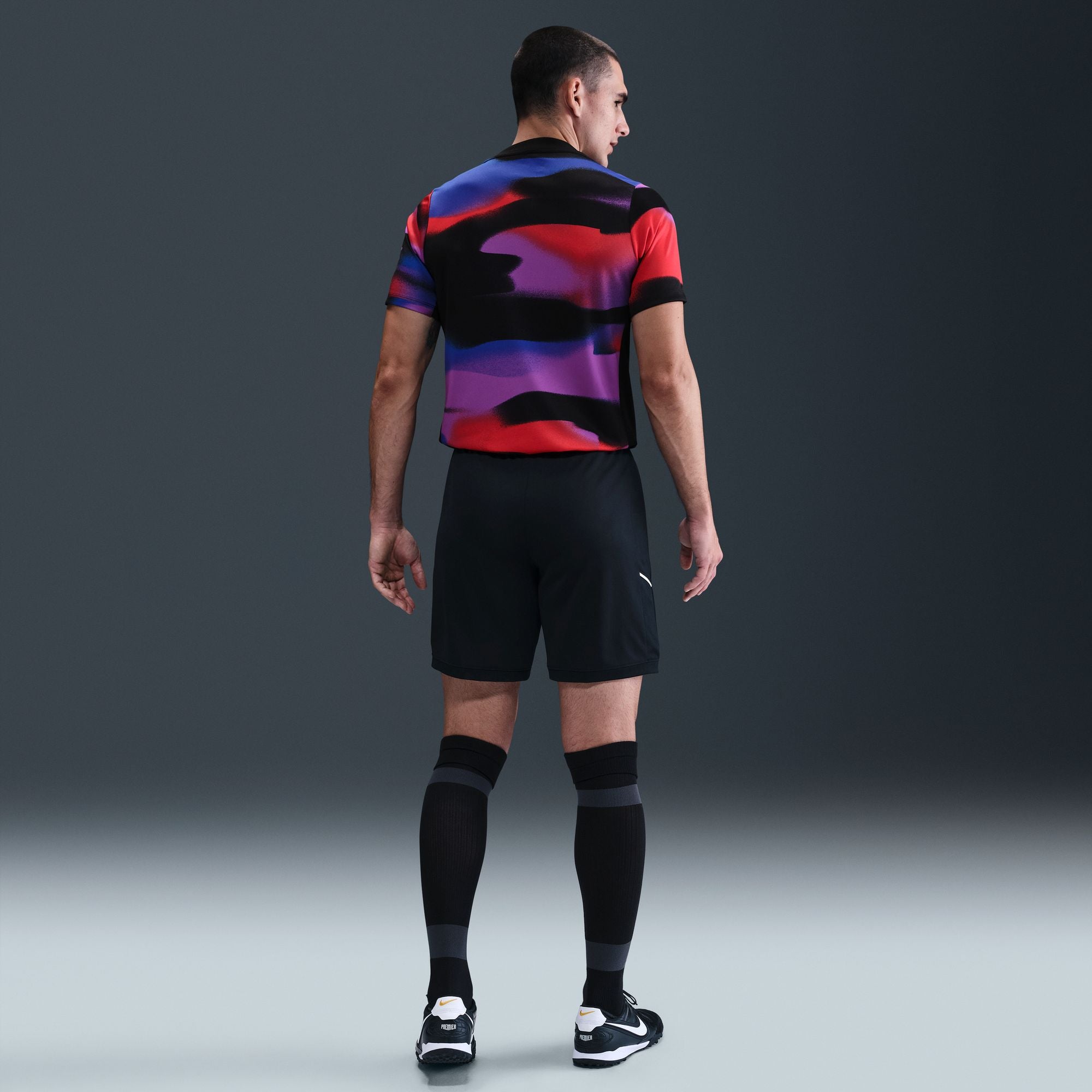 England Academy Pro Straight Fit Nike Dri-FIT Soccer Pre-Match Short-Sleeve Top