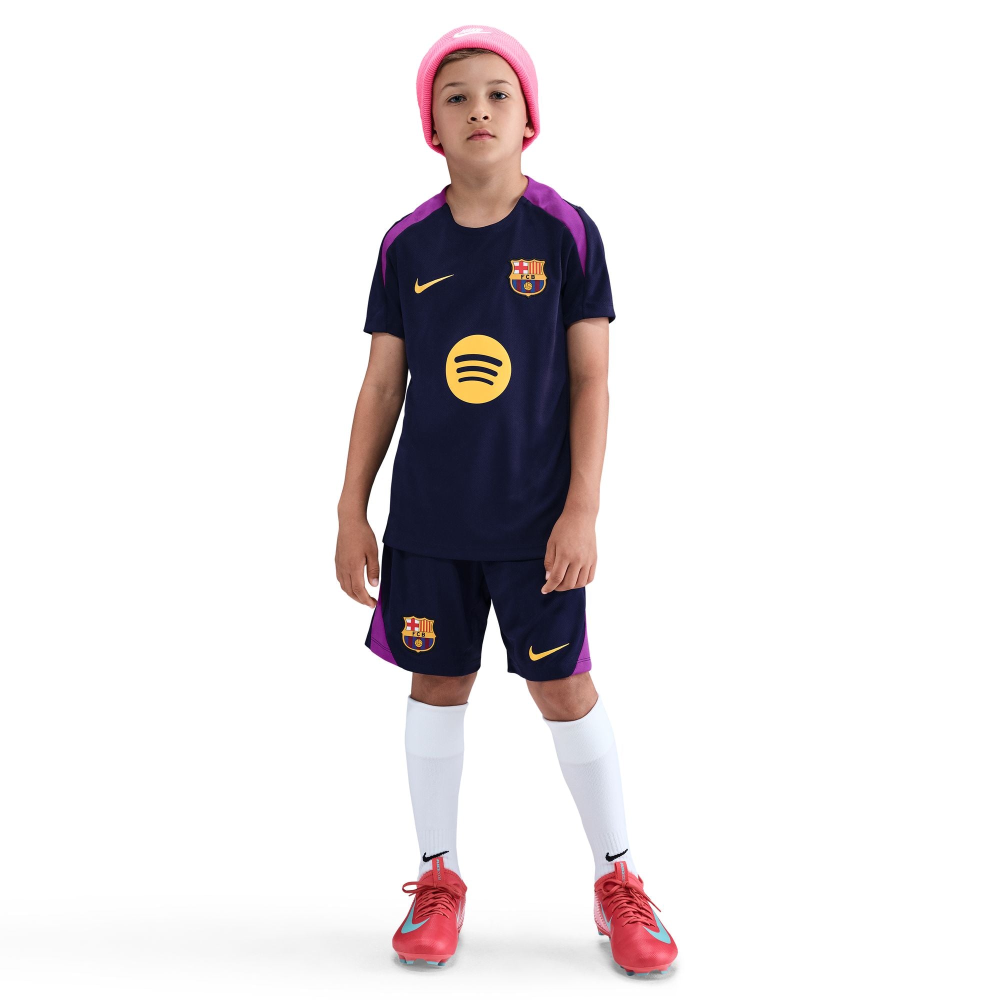 KIDS FC Barcelona Strike Short-Sleeve Top