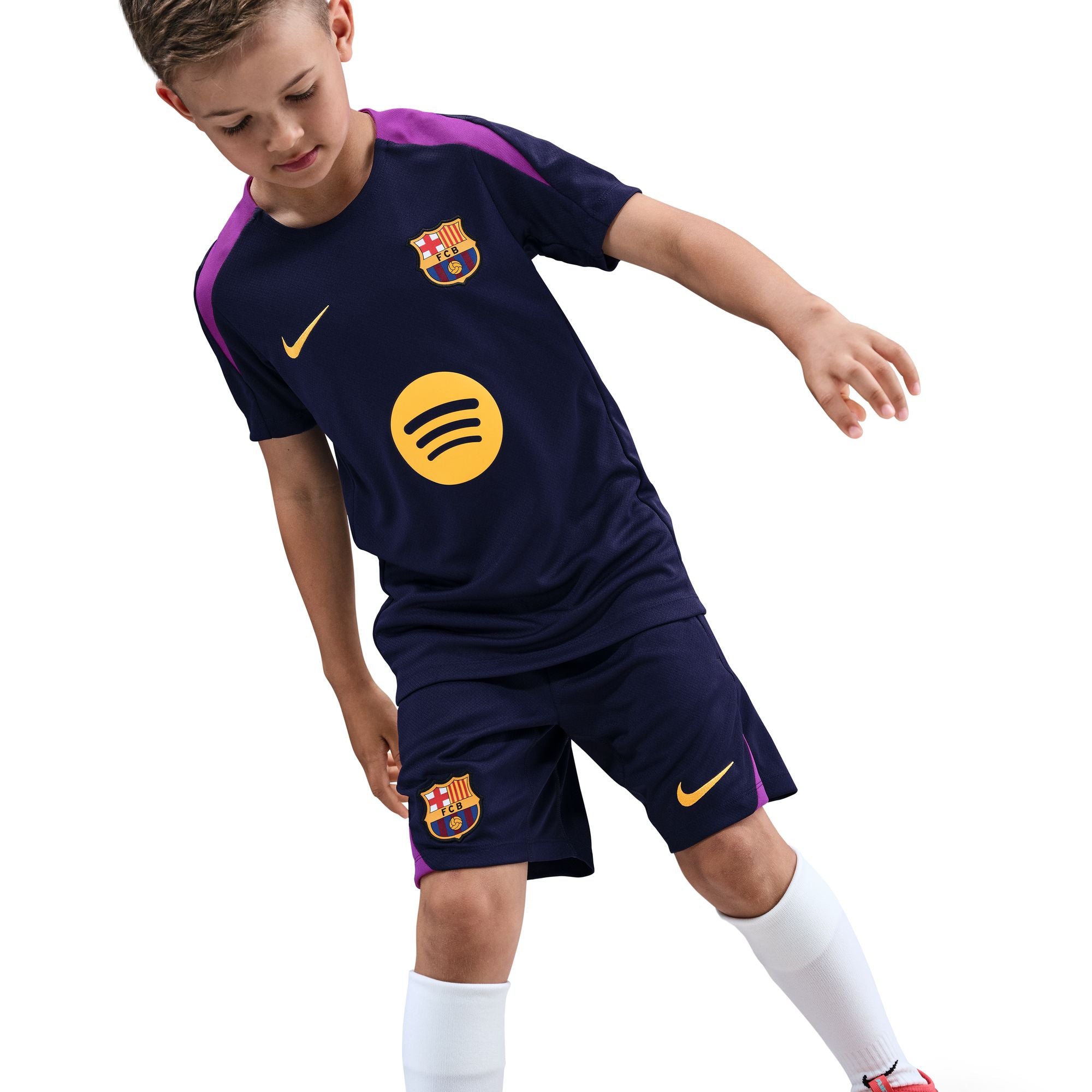 KIDS FC Barcelona Strike Short-Sleeve Top