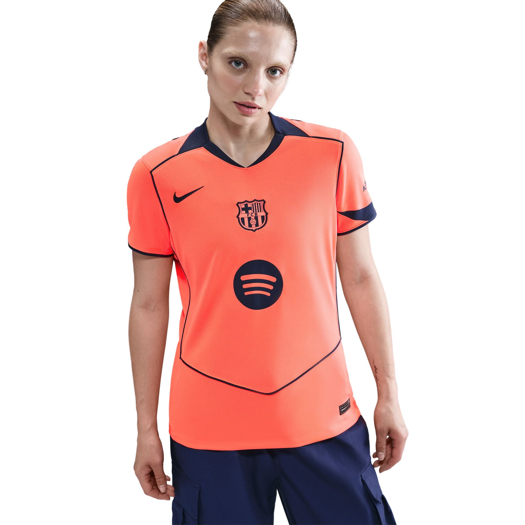 FC Barcelona 2025/26 Stadium Third Curved Fit Nike Dri-FIT Total 90 Soccer Jersey