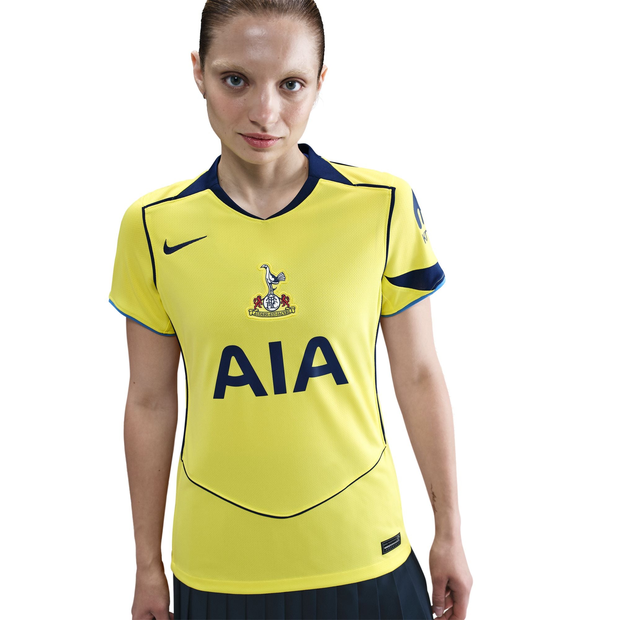 Tottenham Hotspur 2025/26 Stadium Third Curved Nike Dri-FIT Total 90 Soccer Replica Jersey