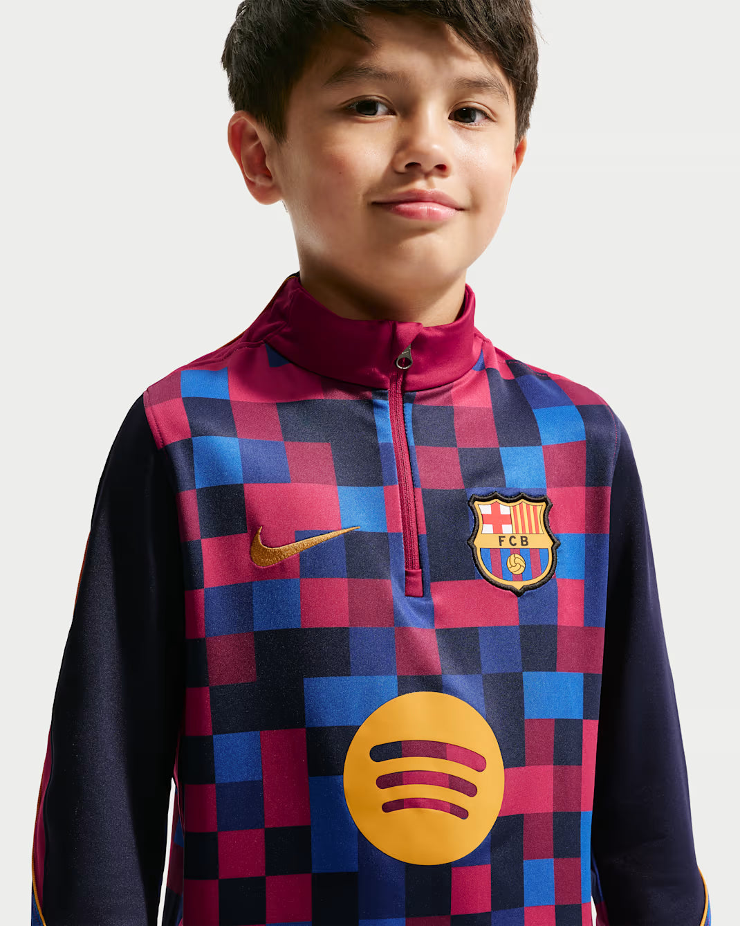 KIDS FC Barcelona 2026/27 Strike Pre-Match Drill Top - Nike
