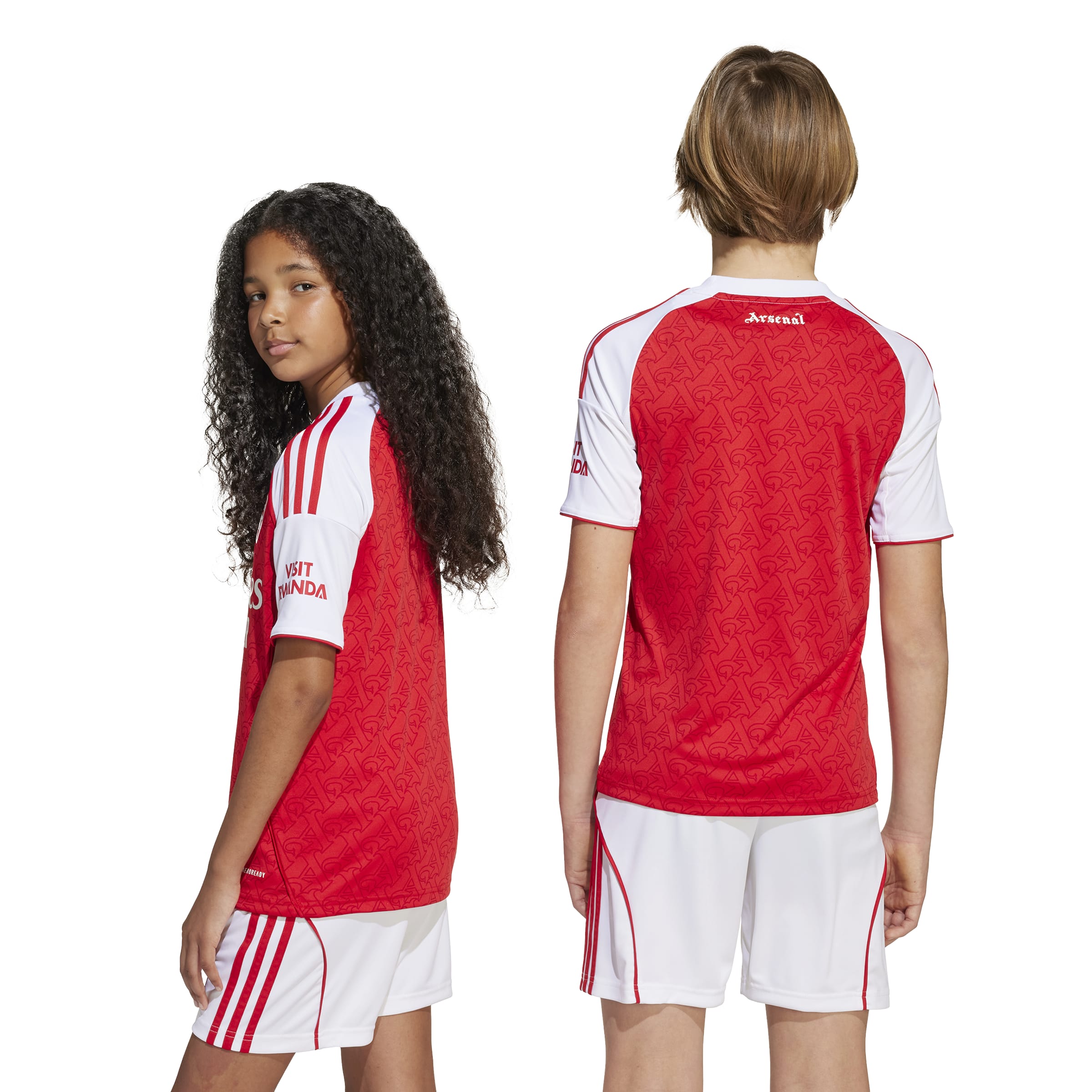 KIDS Full Kit Arsenal 2025/26 Home Jersey and Shorts