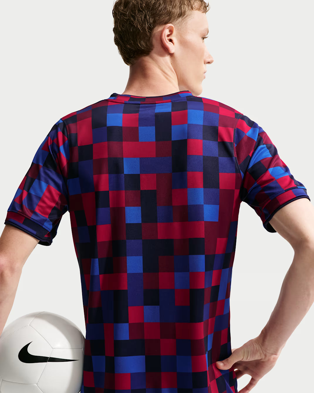 FC Barcelona Home Men's Nike Dri-FIT Soccer Pre-Match Top